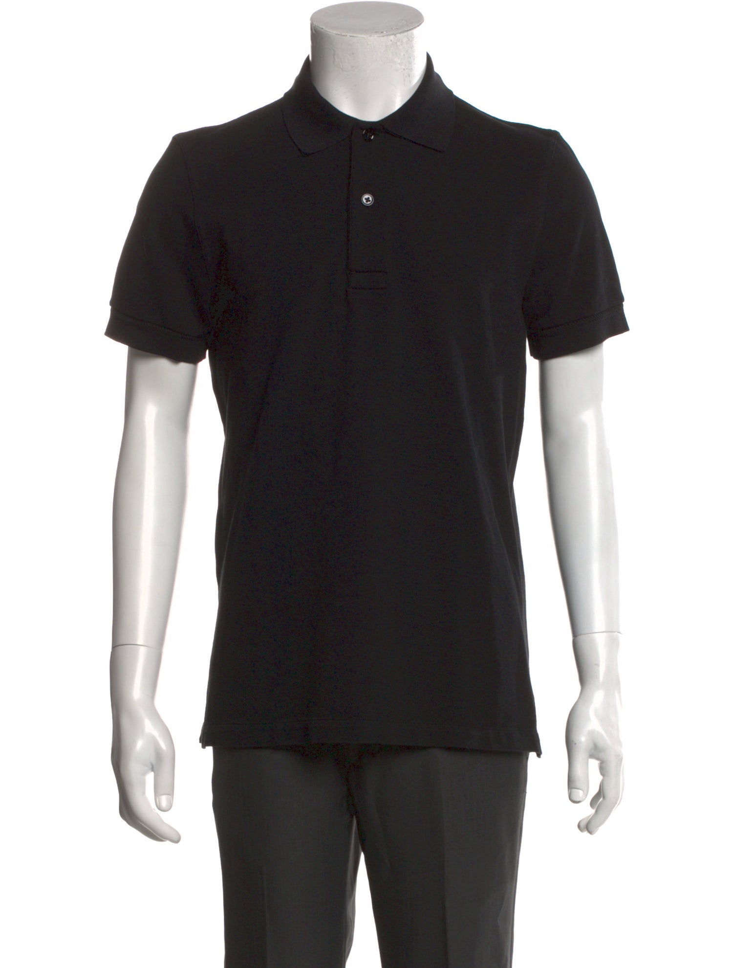 Tom Ford Crew Neck Short Sleeve Polo Shirt