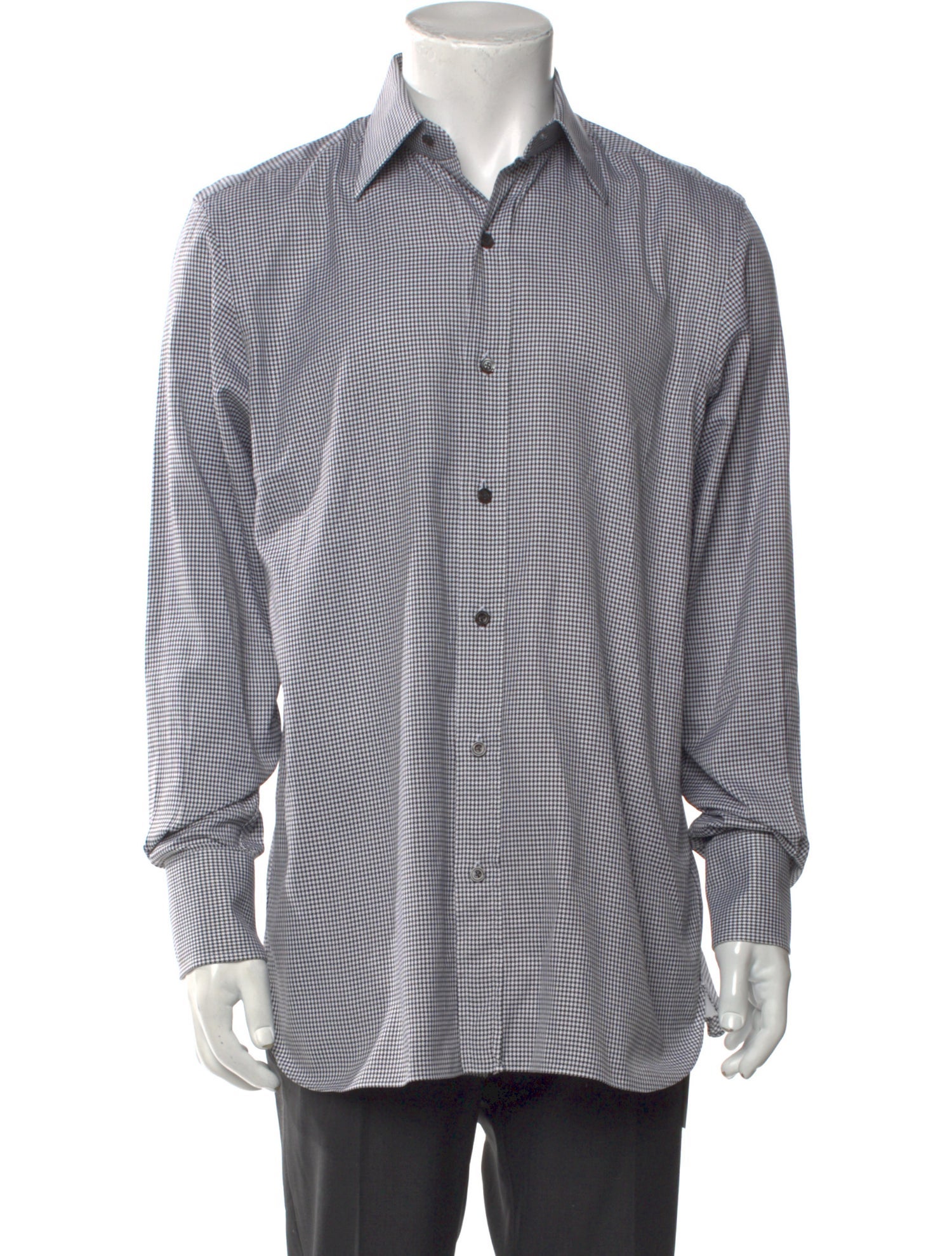 Tom Ford Striped Long Sleeve Dress Shirt