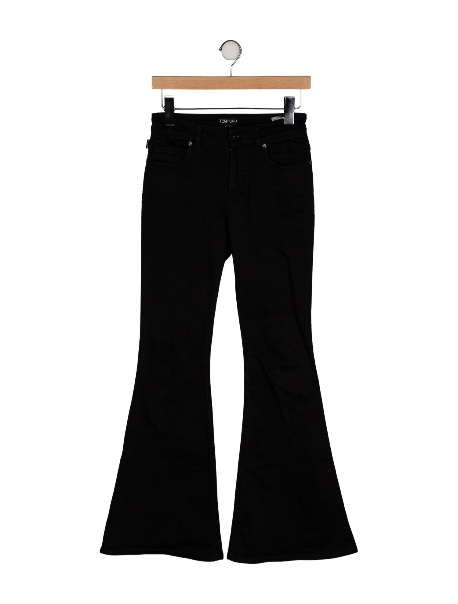 Tom Ford Mid-Rise Wide Leg Jeans