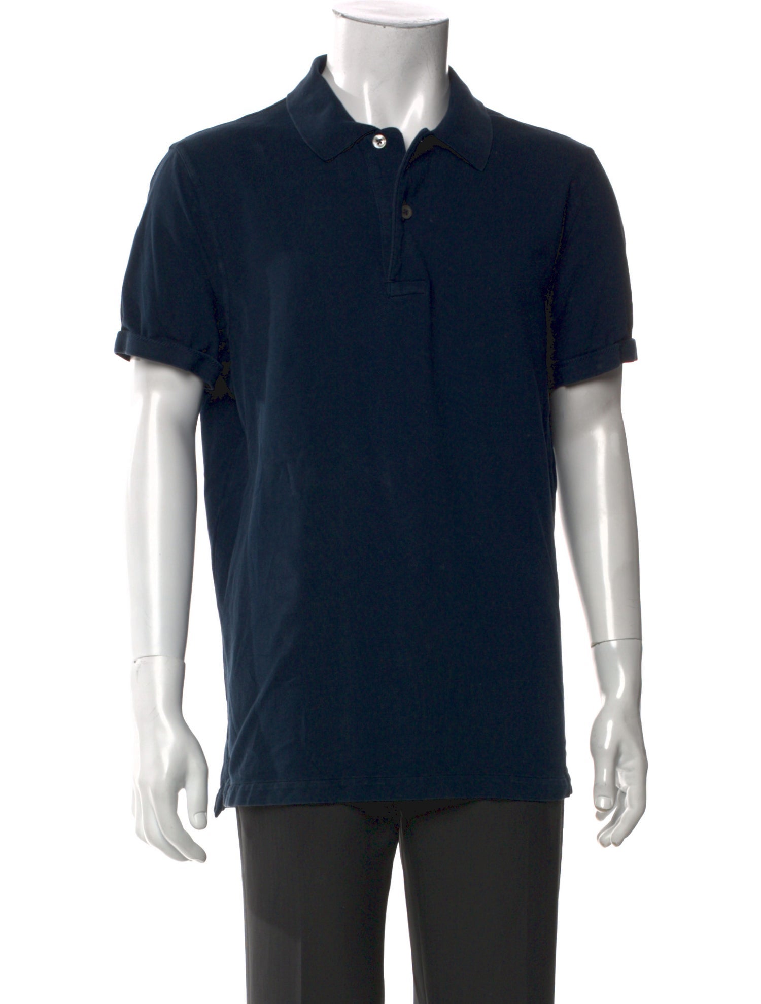 Tom Ford Crew Neck Short Sleeve Polo Shirt