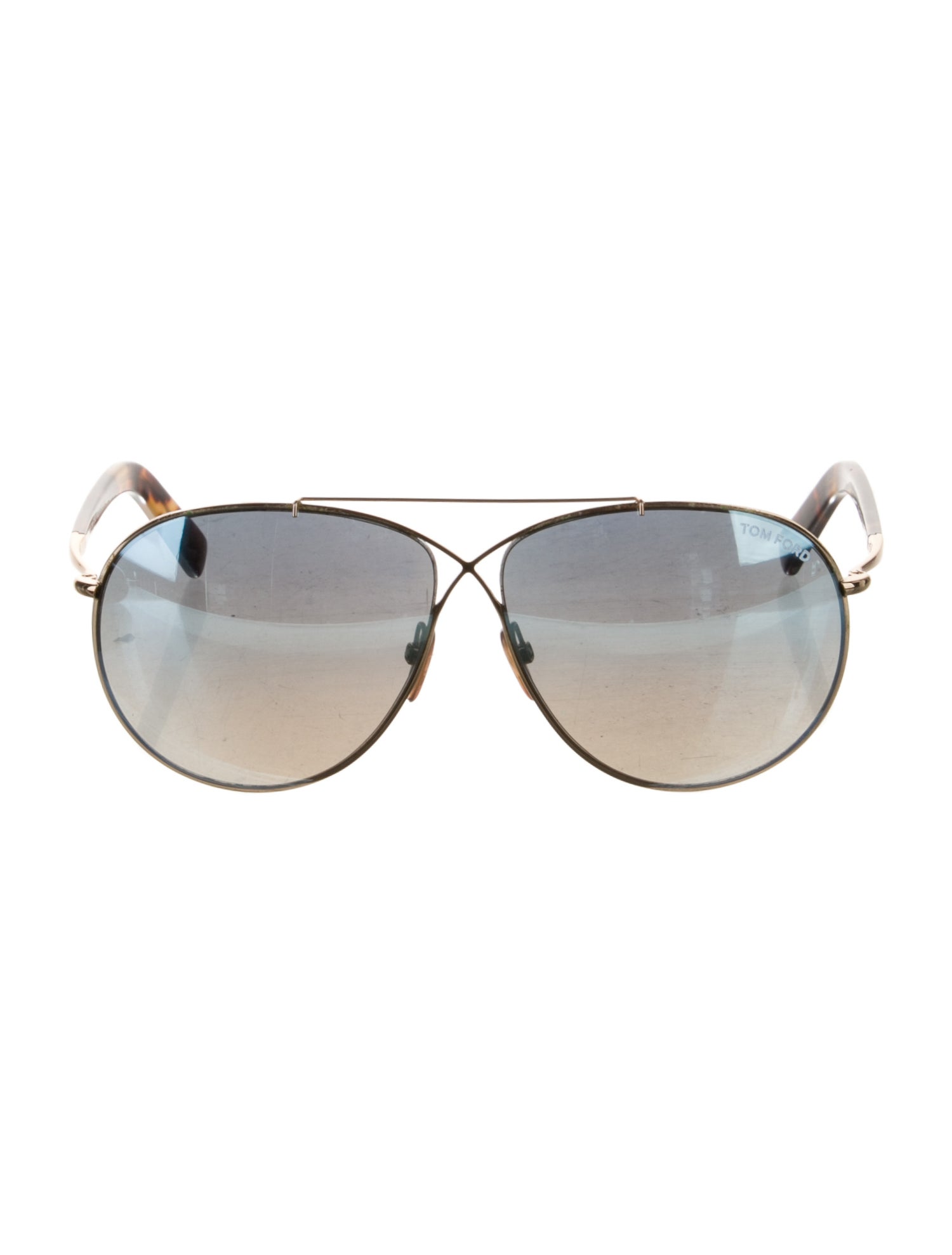 Tom Ford Aviator Mirrored Sunglasses