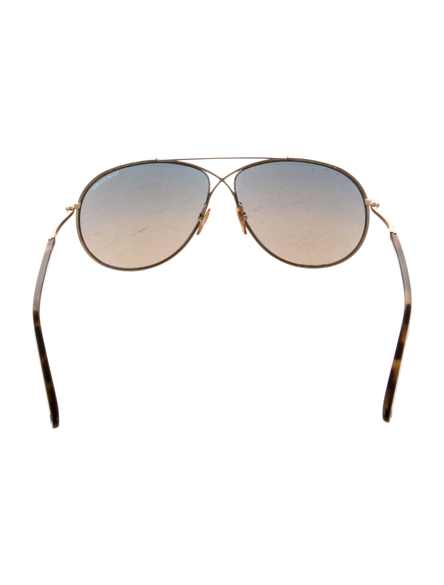 Tom Ford Aviator Mirrored Sunglasses