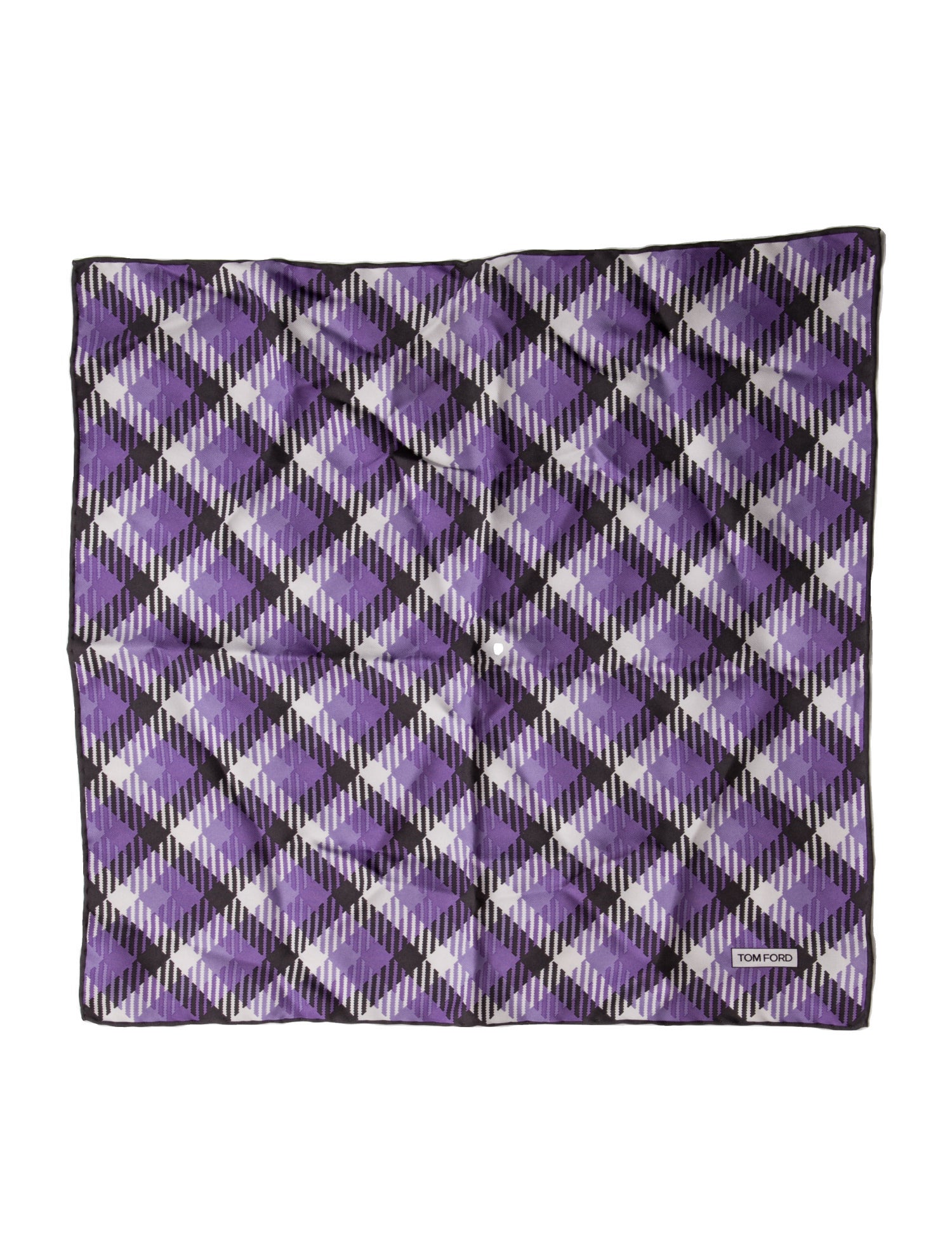 Tom Ford pattern print pocket square