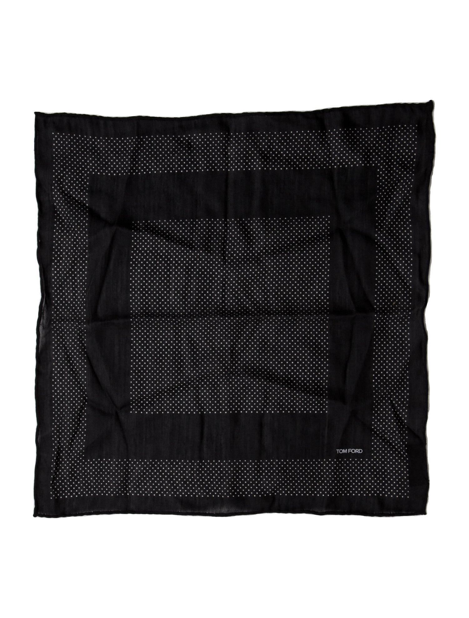 Tom Ford pattern print pocket square