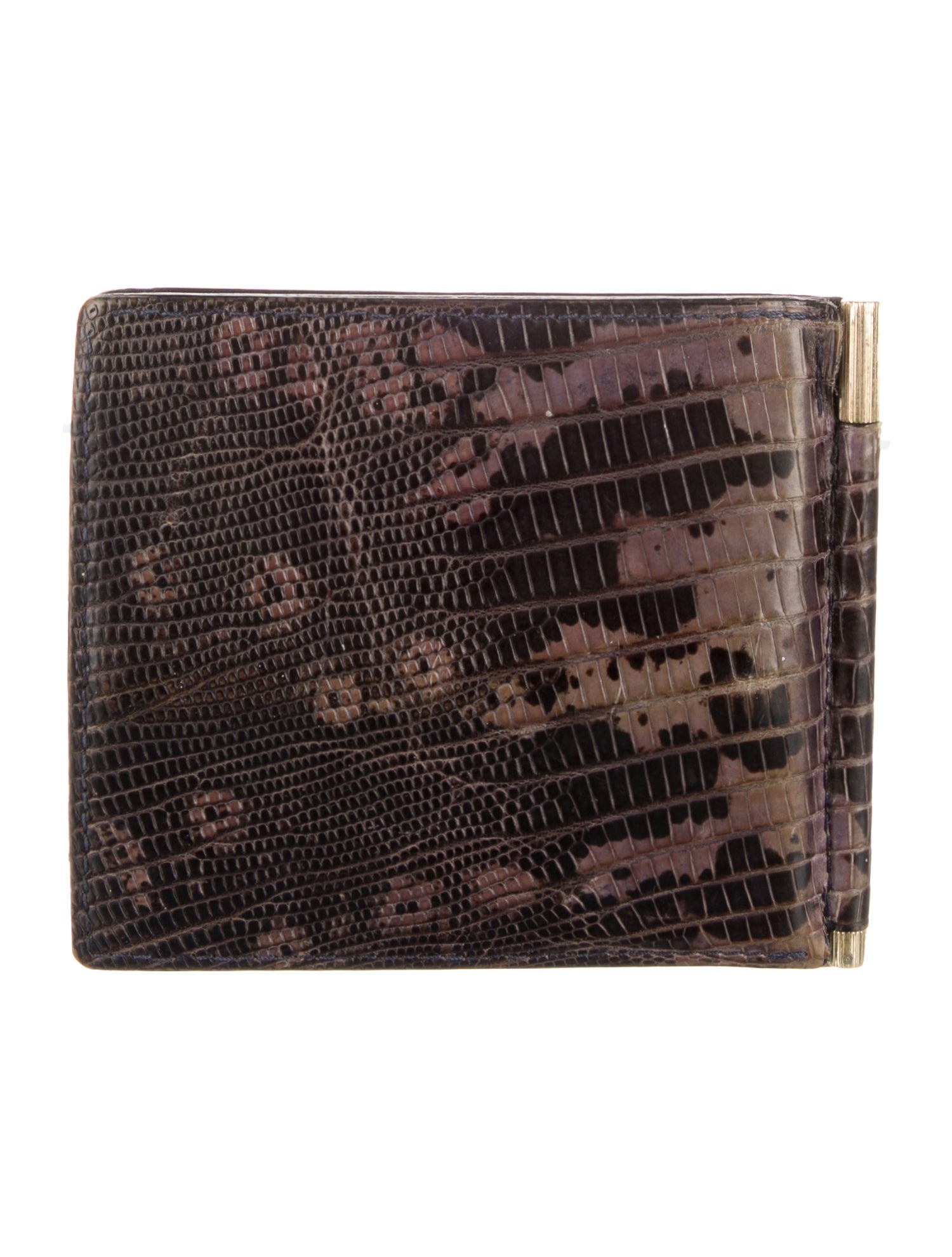Tom Ford Lizard Printed Bifold Wallet