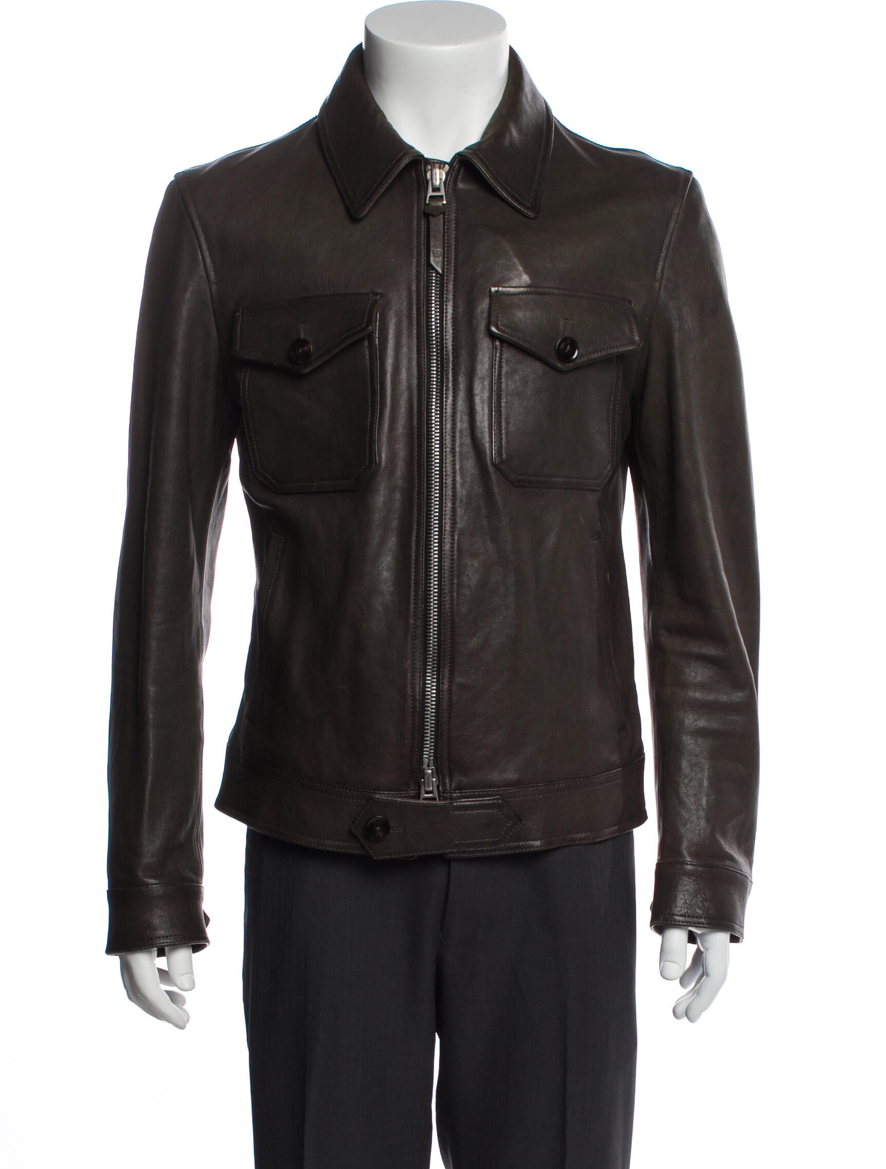 Tom Ford Lambskin Moto Jacket