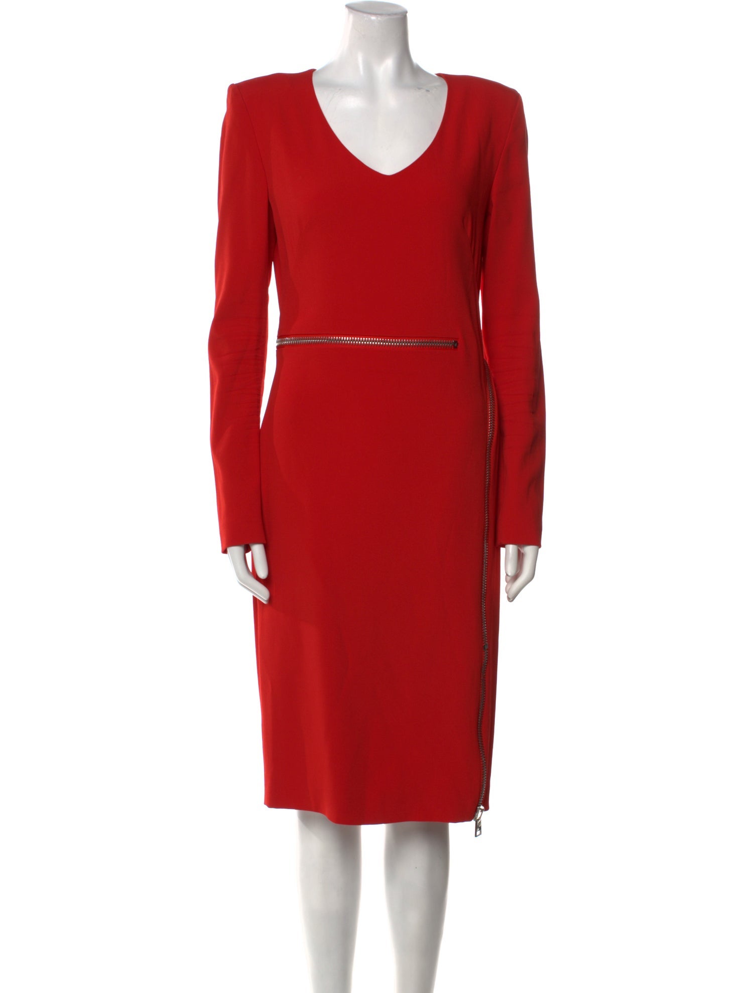 Tom Ford V-Neck Midi Length Dress