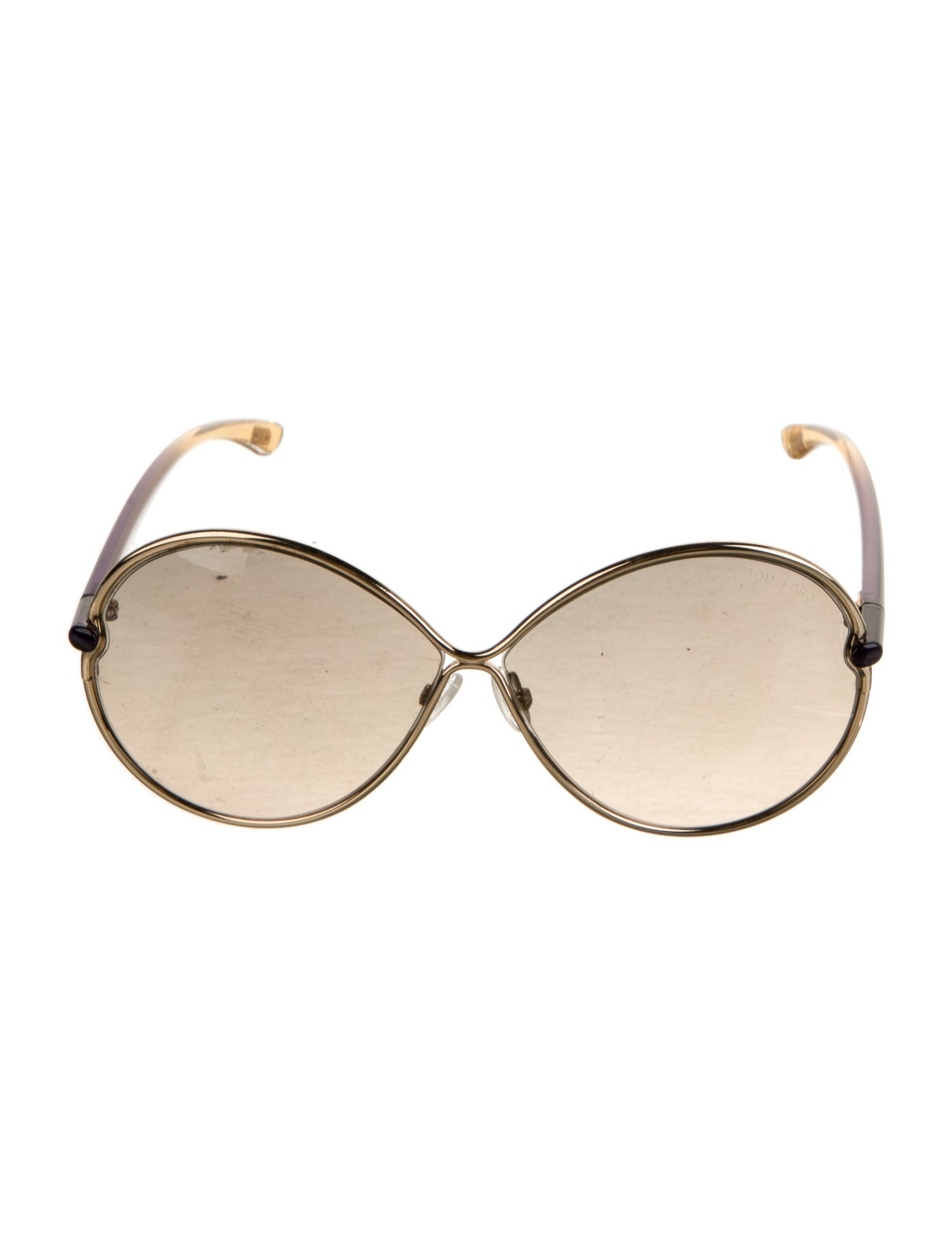 Tom Ford Oversize Mirrored Sunglasses