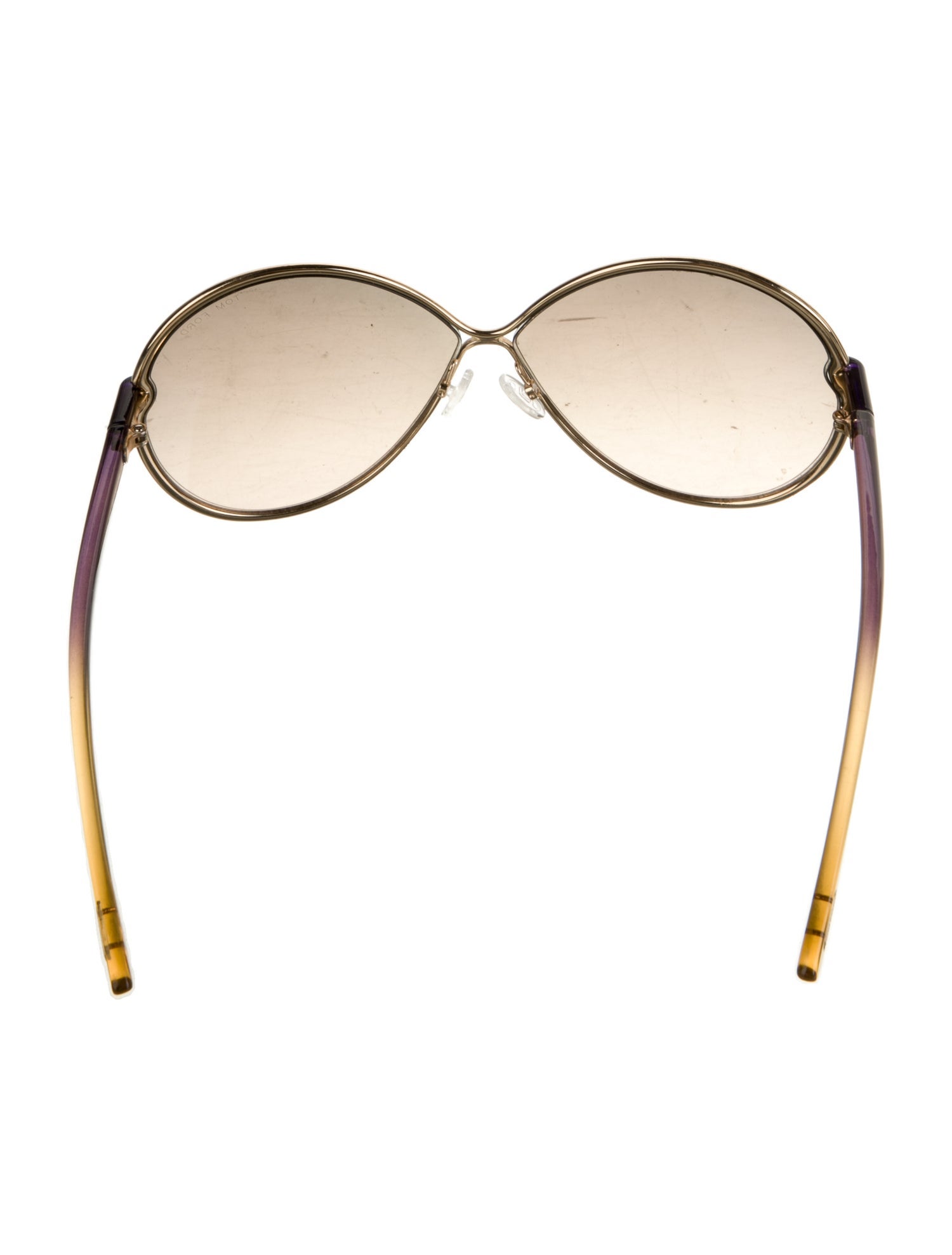 Tom Ford Oversize Mirrored Sunglasses