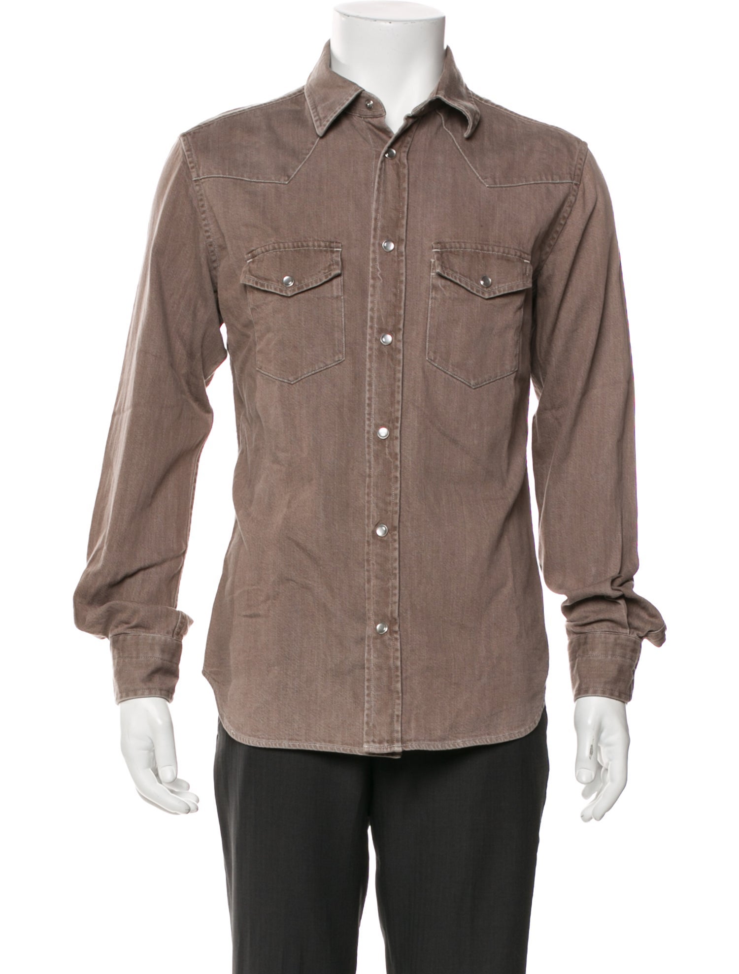 Tom Ford Long Sleeve Denim Shirt