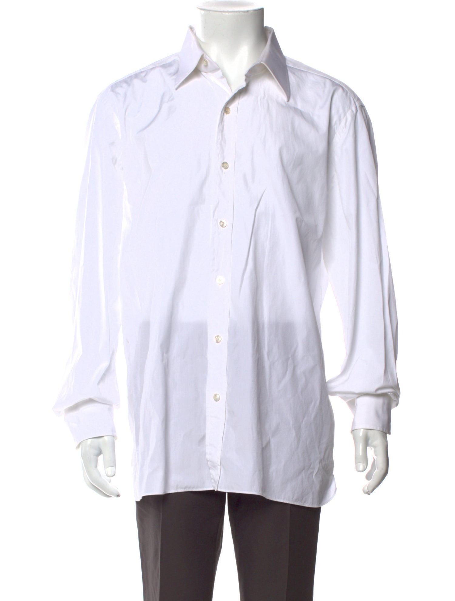 Tom Ford Striped Long Sleeve Dress Shirt