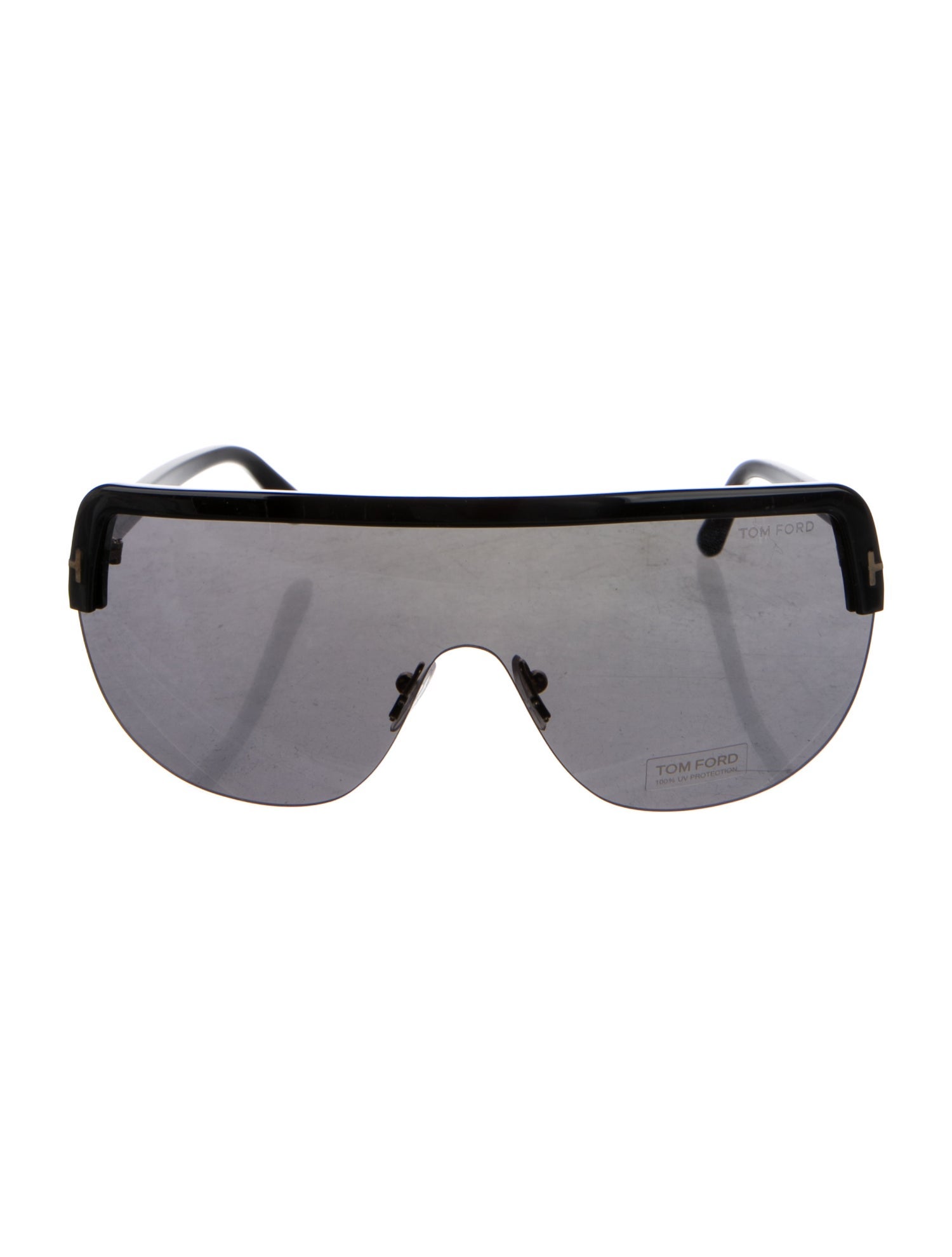 Tom Ford Shield Mirrored Sunglasses