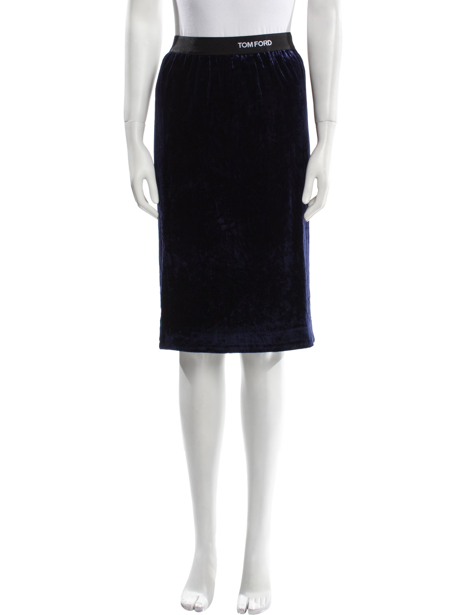 Tom Ford Embroidered Accent Knee-Length Skirt