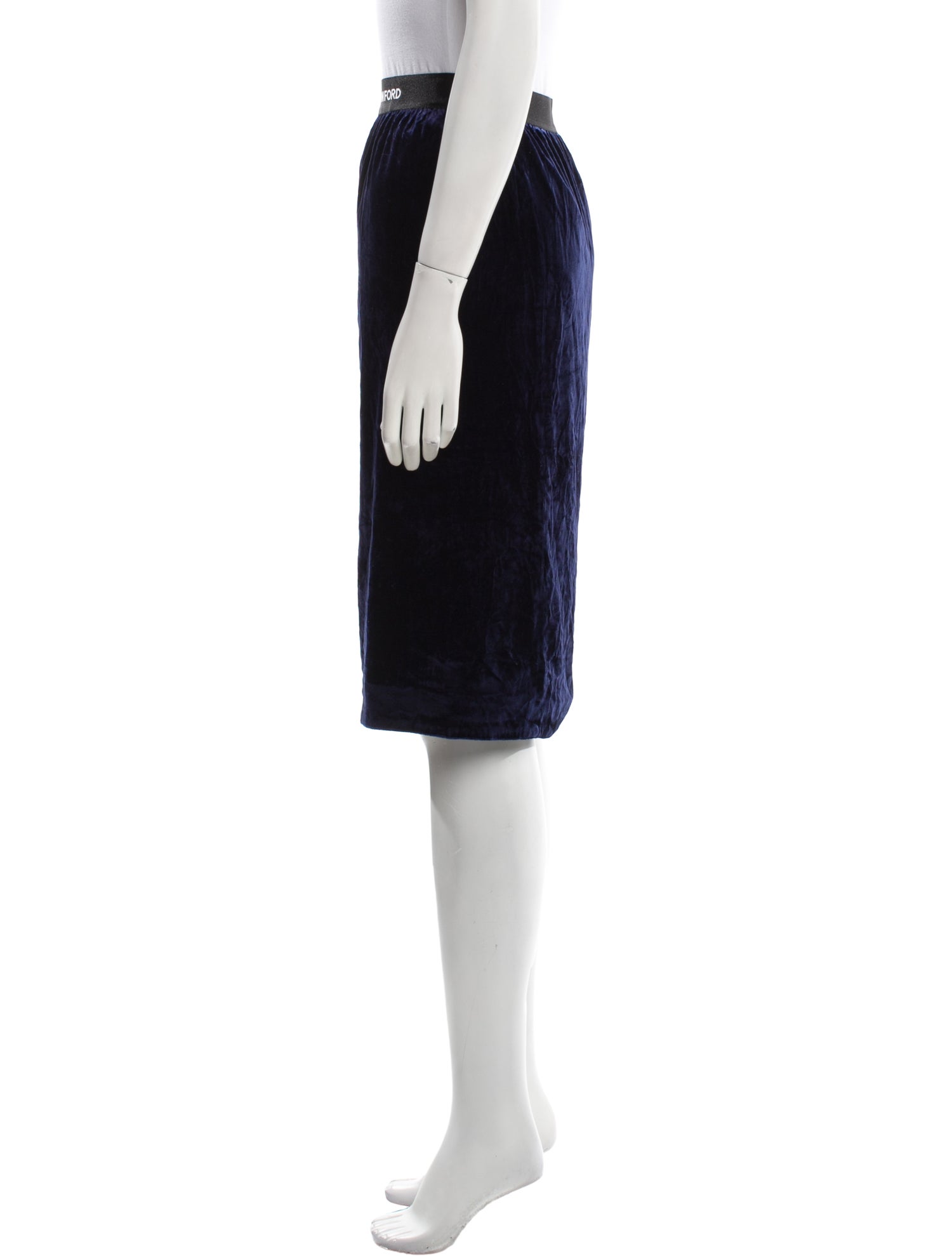 Tom Ford Embroidered Accent Knee-Length Skirt