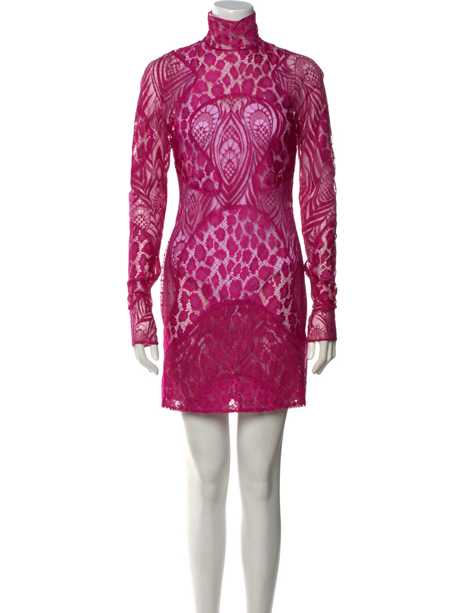 Tom Ford Lace Pattern Mini Dress