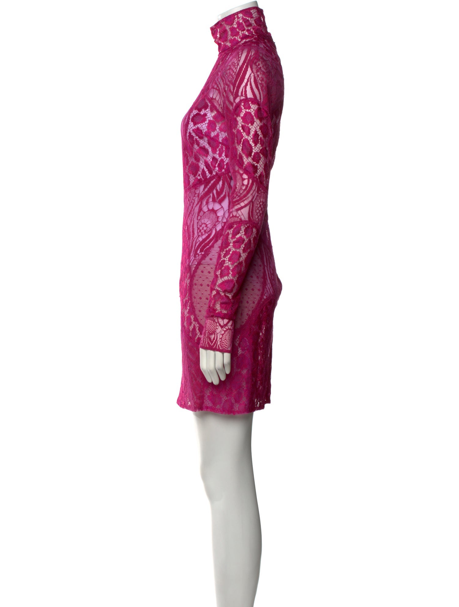 Tom Ford Lace Pattern Mini Dress