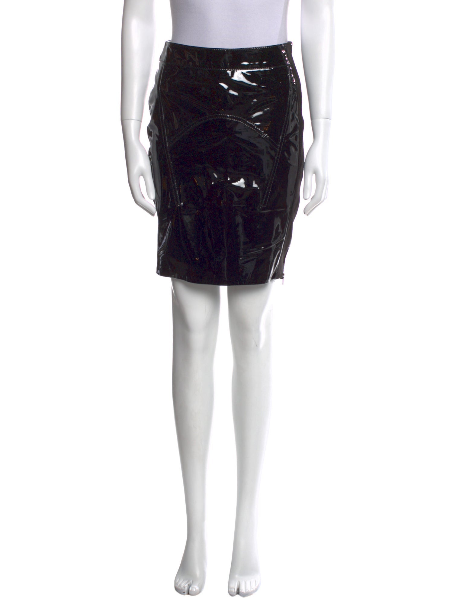 Tom Ford Lamb Leather Mini Skirt