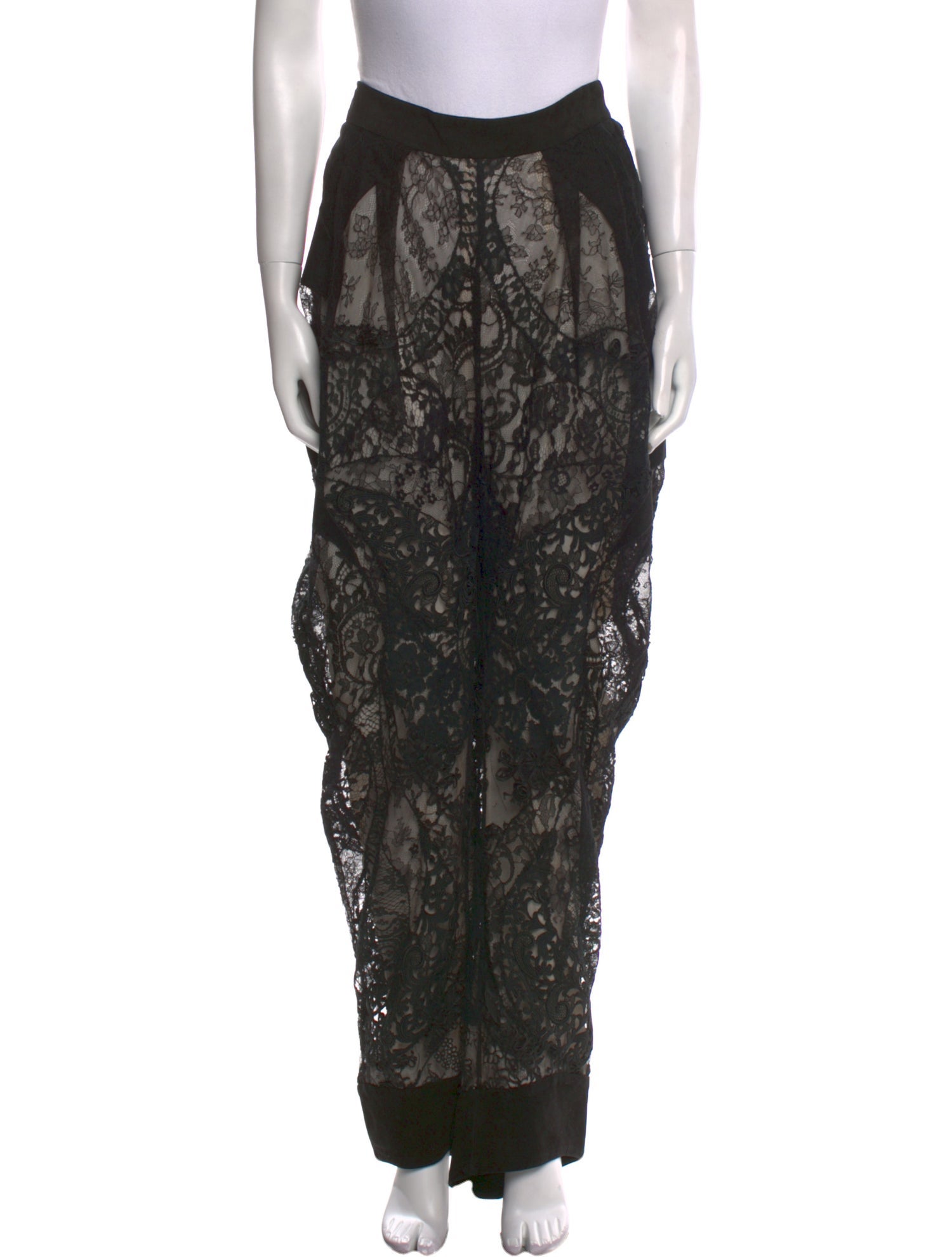 Tom Ford Lace Pattern Mini Skirt