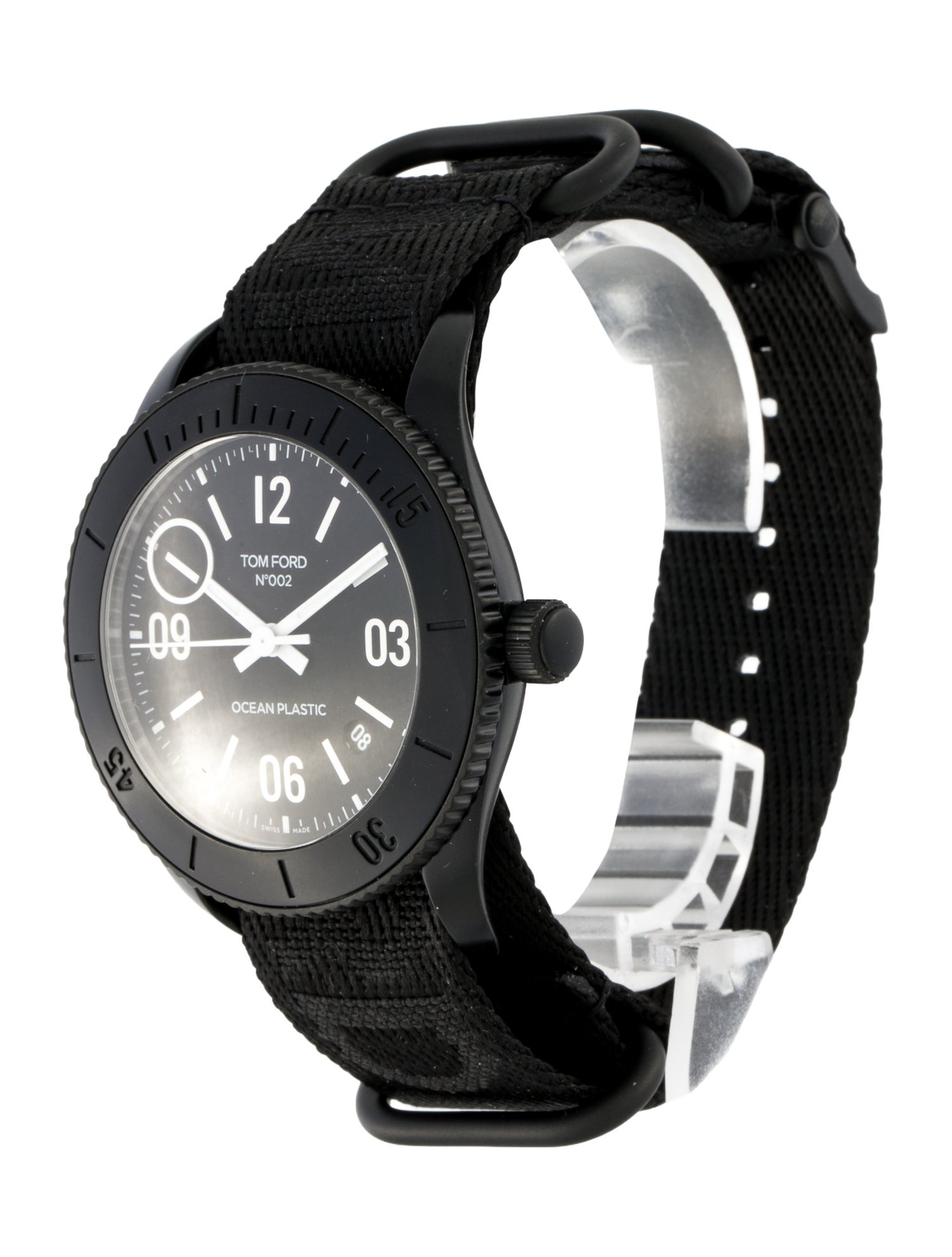 Tom Ford 002 Ocean Plastics Sport Watch