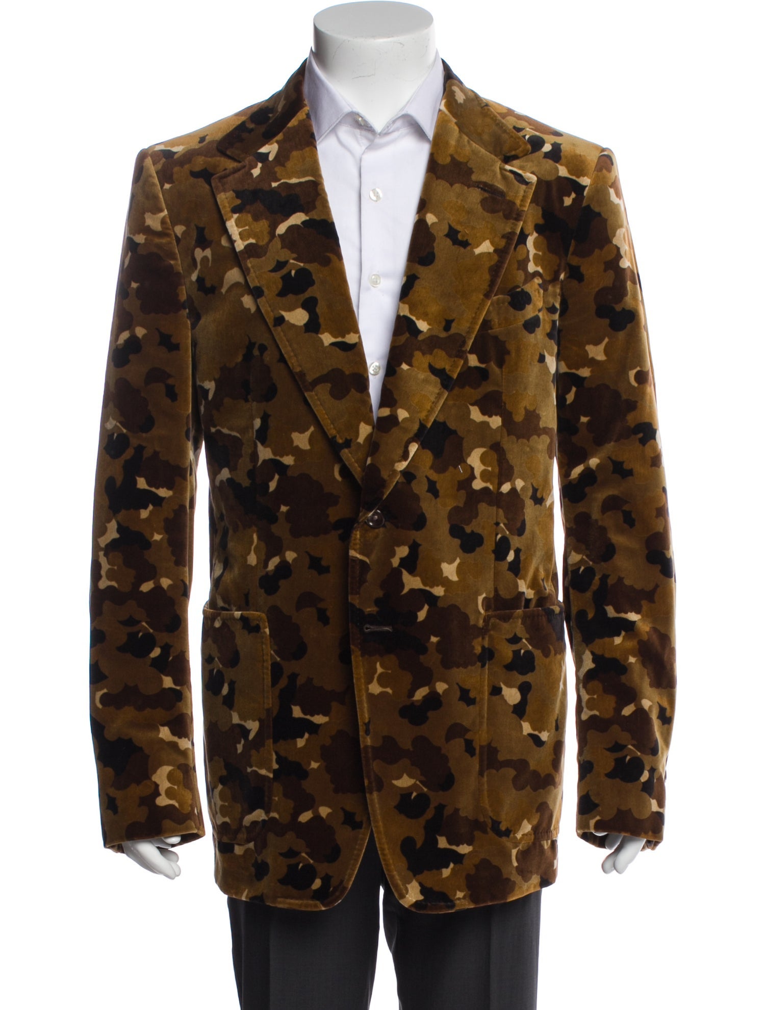Tom Ford Camouflage Print Utility Jacket