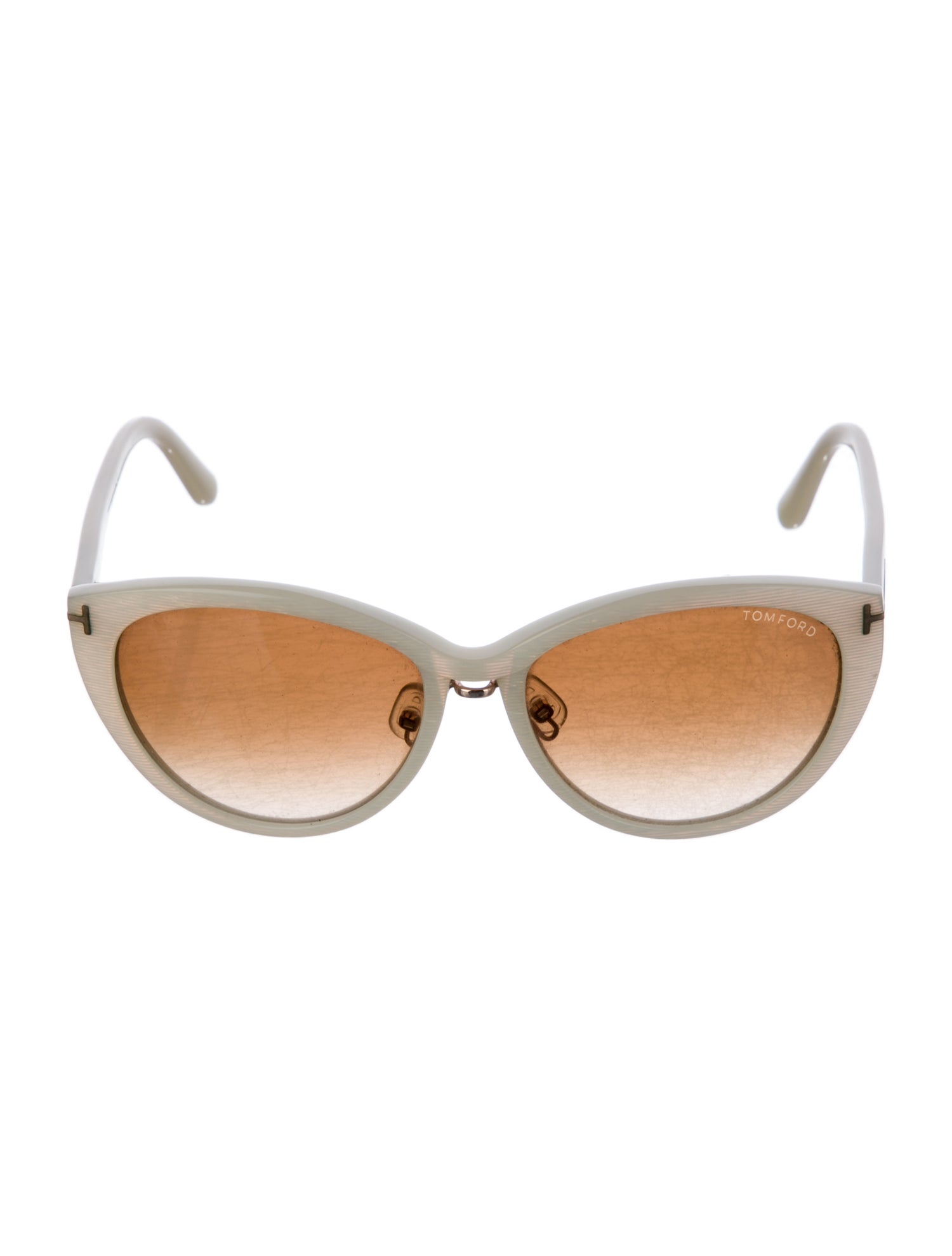 Tom Ford CC Round Cat-Eye Sunglasses