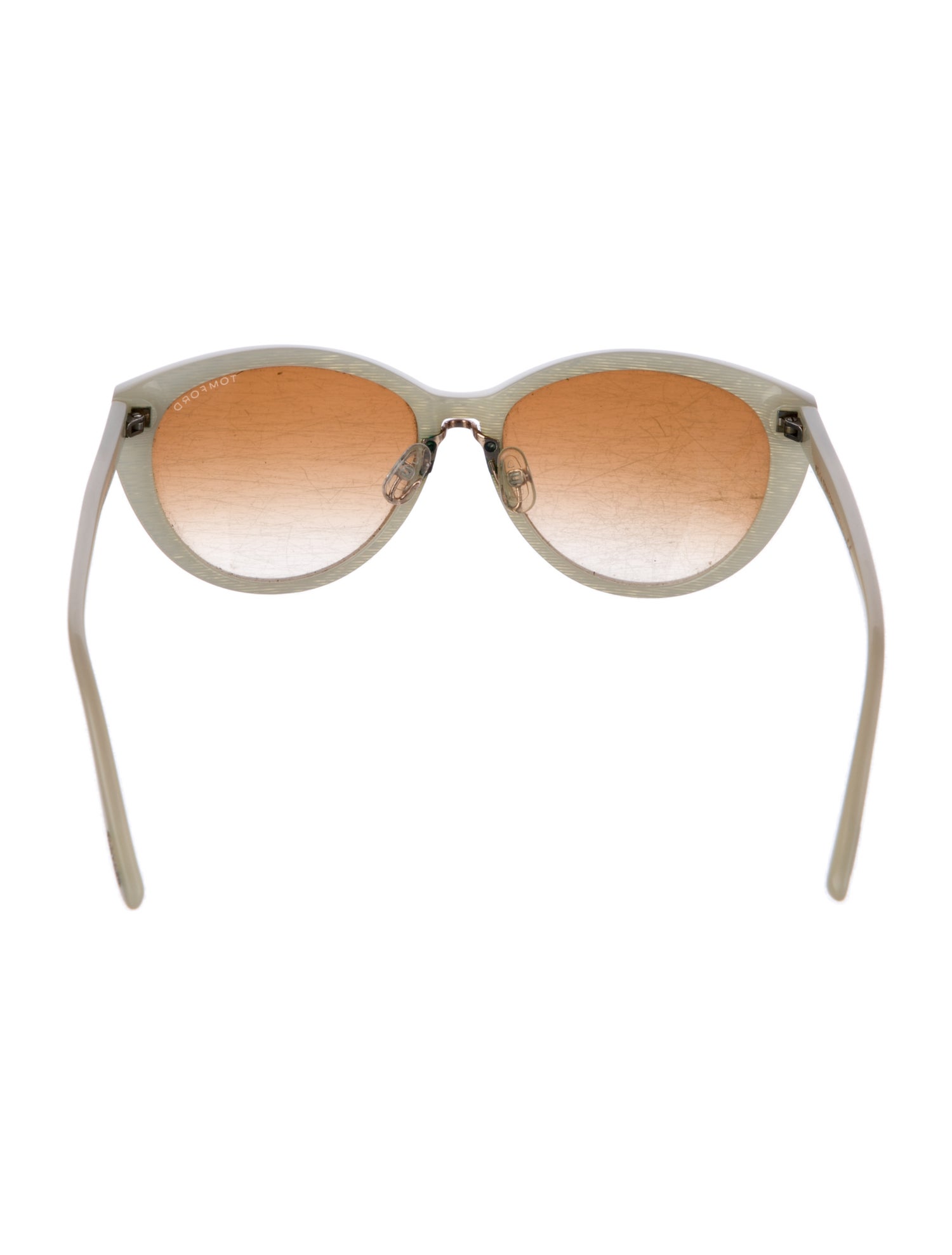 Tom Ford CC Round Cat-Eye Sunglasses