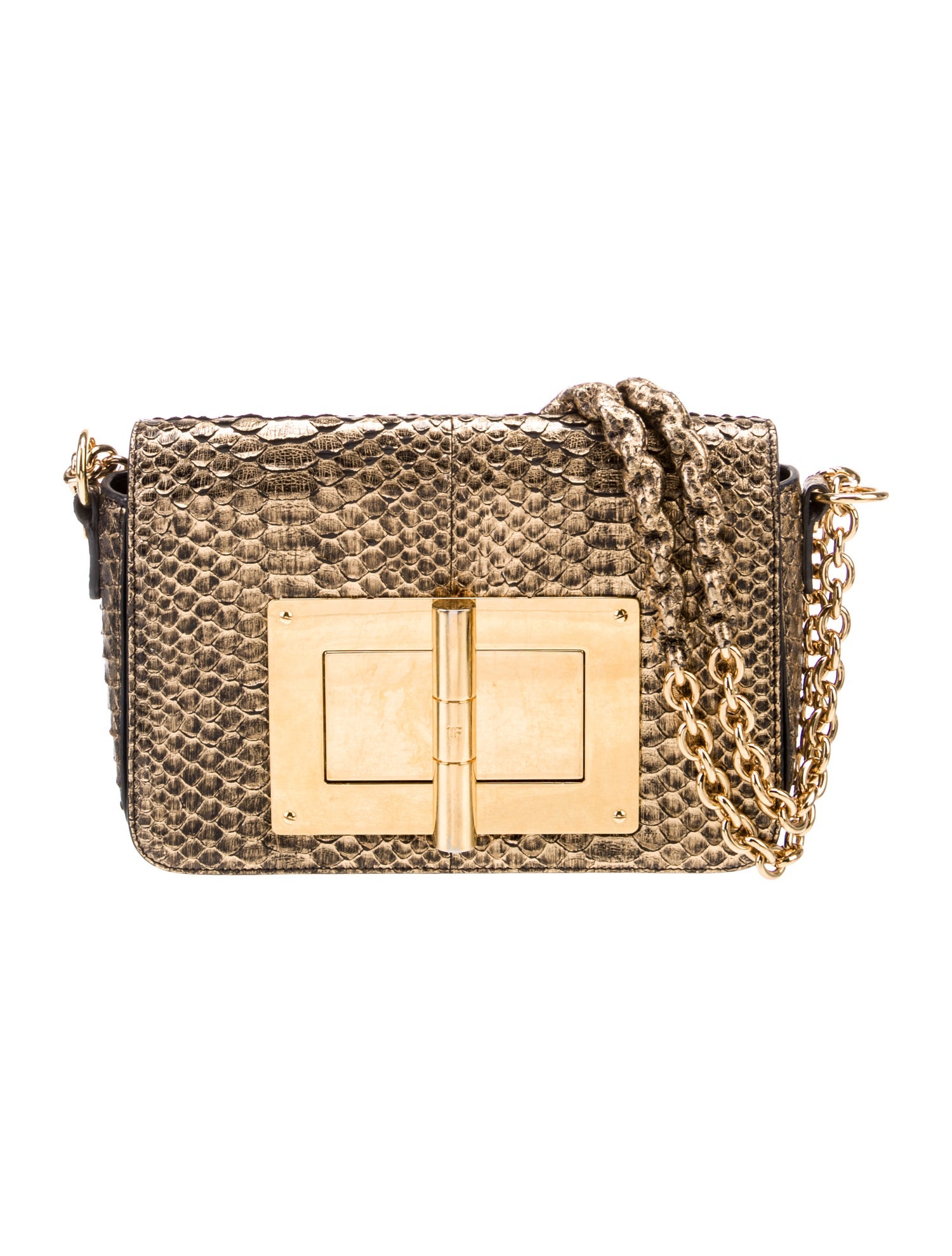 Tom Ford Snakeskin Shoulder Bag