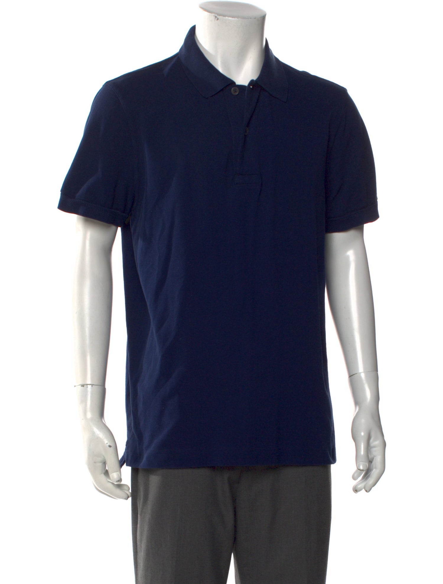 Tom Ford Crew Neck Short Sleeve Polo Shirt