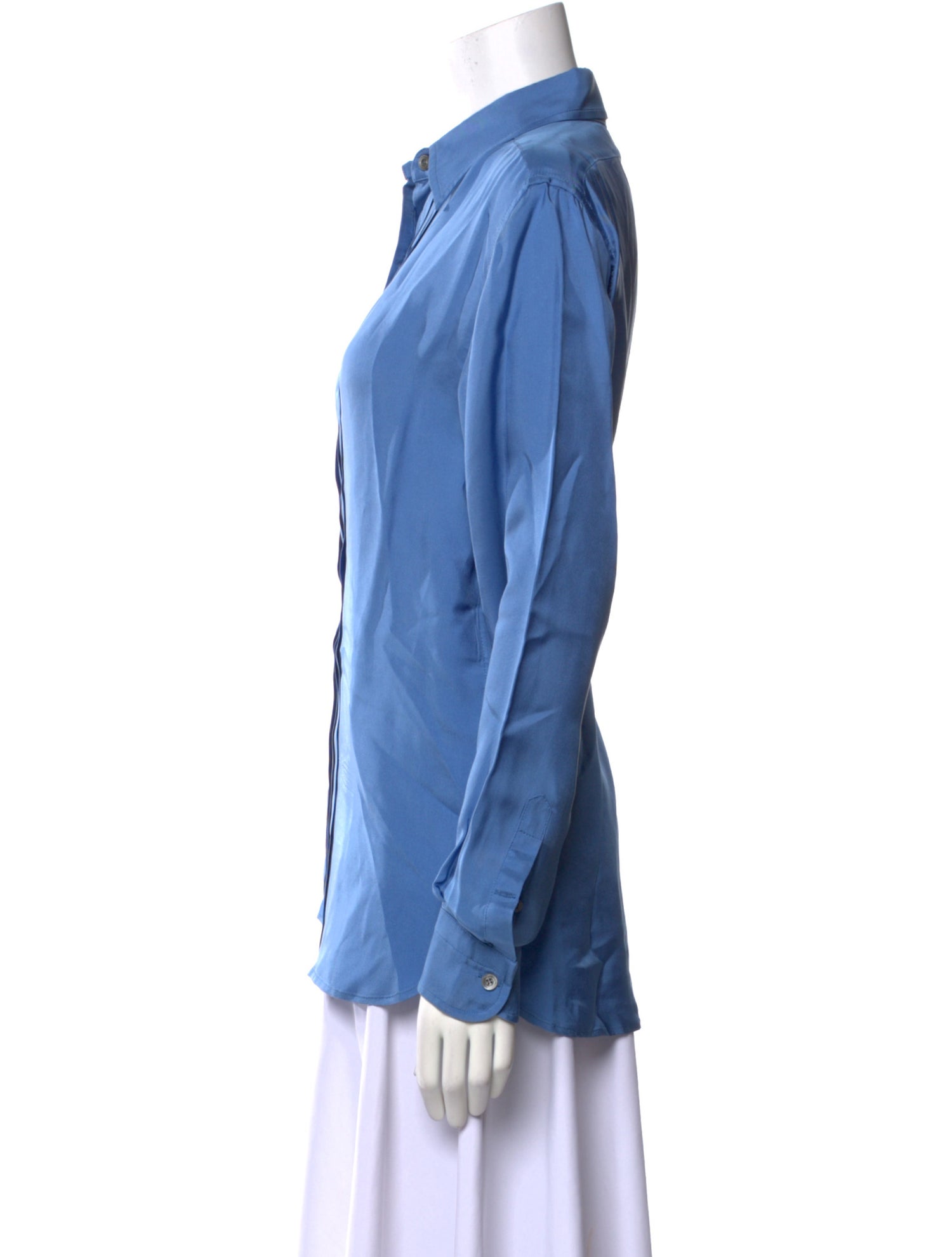 Tom Ford Long Sleeve Button-Up Top