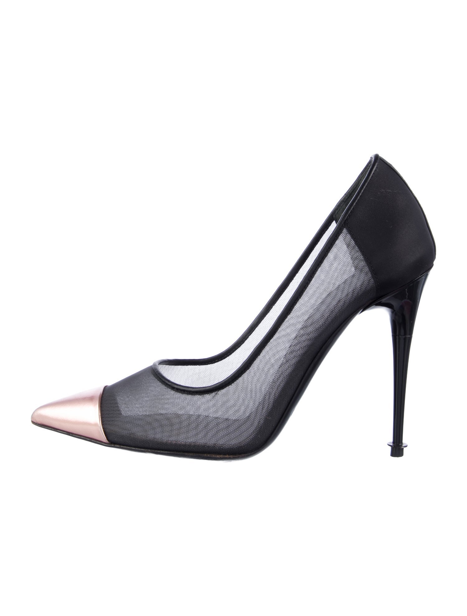 Tom Ford Mesh Colorblock Pattern Pumps