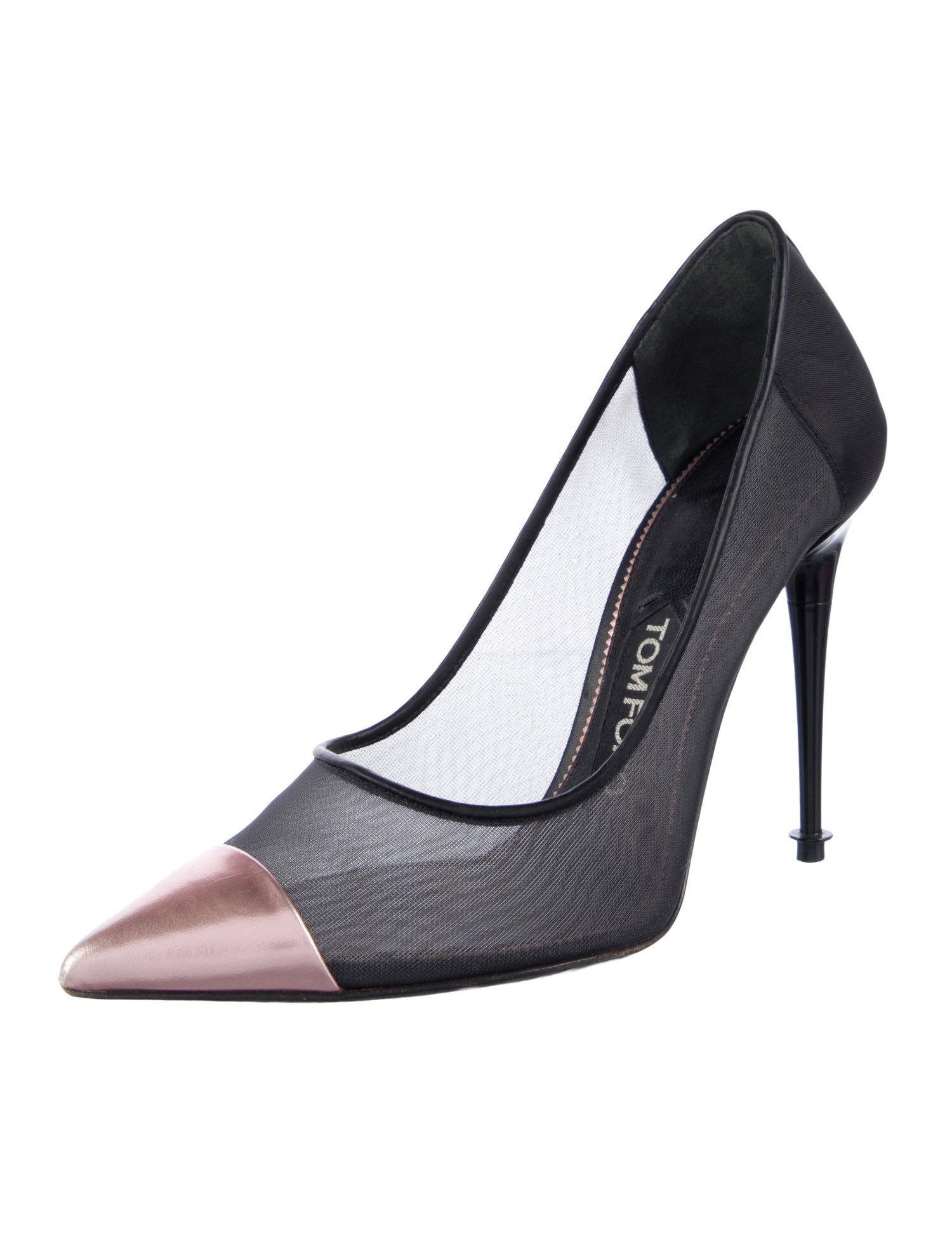 Tom Ford Mesh Colorblock Pattern Pumps