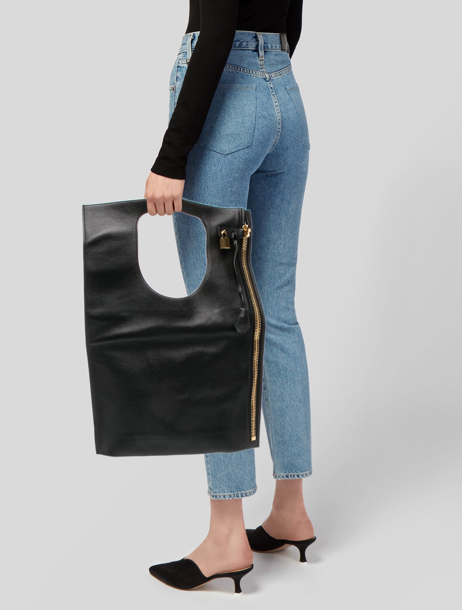 Tom Ford Leather Top Handle Bag w/ Tags