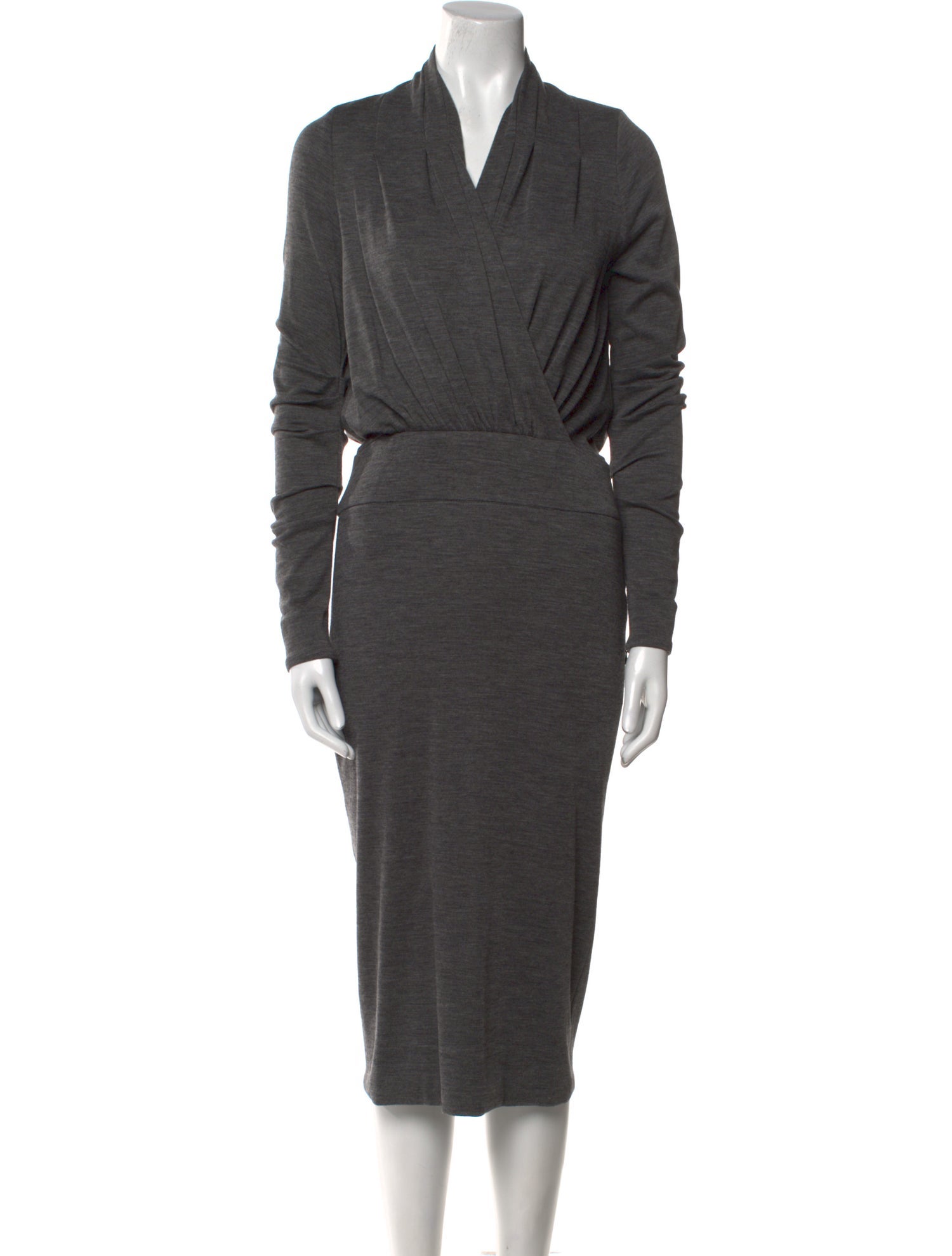 Tom Ford Virgin Wool Midi Length Dress