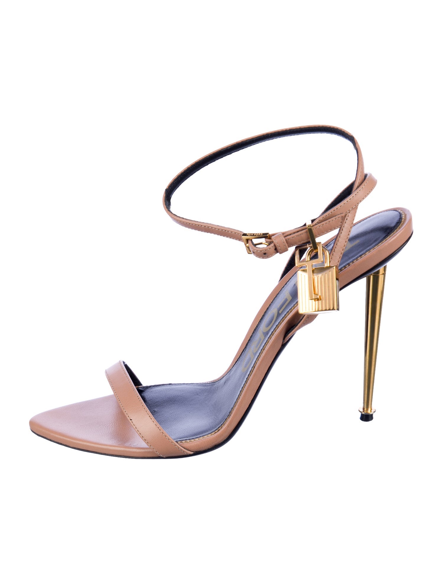 Tom Ford Leather Slingback Sandals
