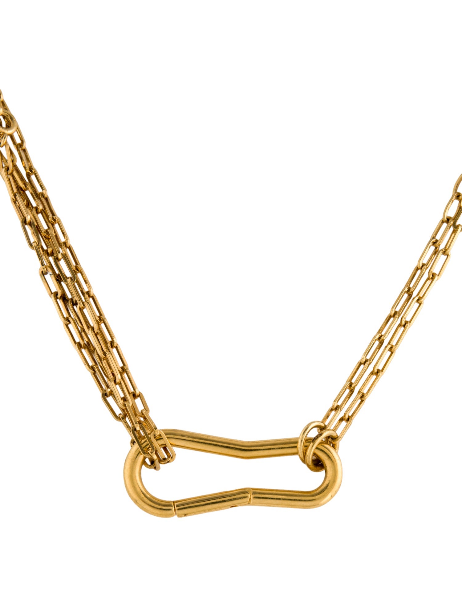 Tom Ford Paper Clip Link Chain Necklace