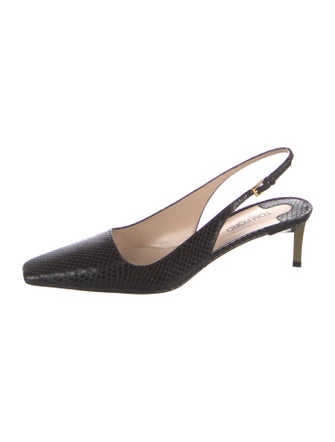Tom Ford Python Slingback Pumps