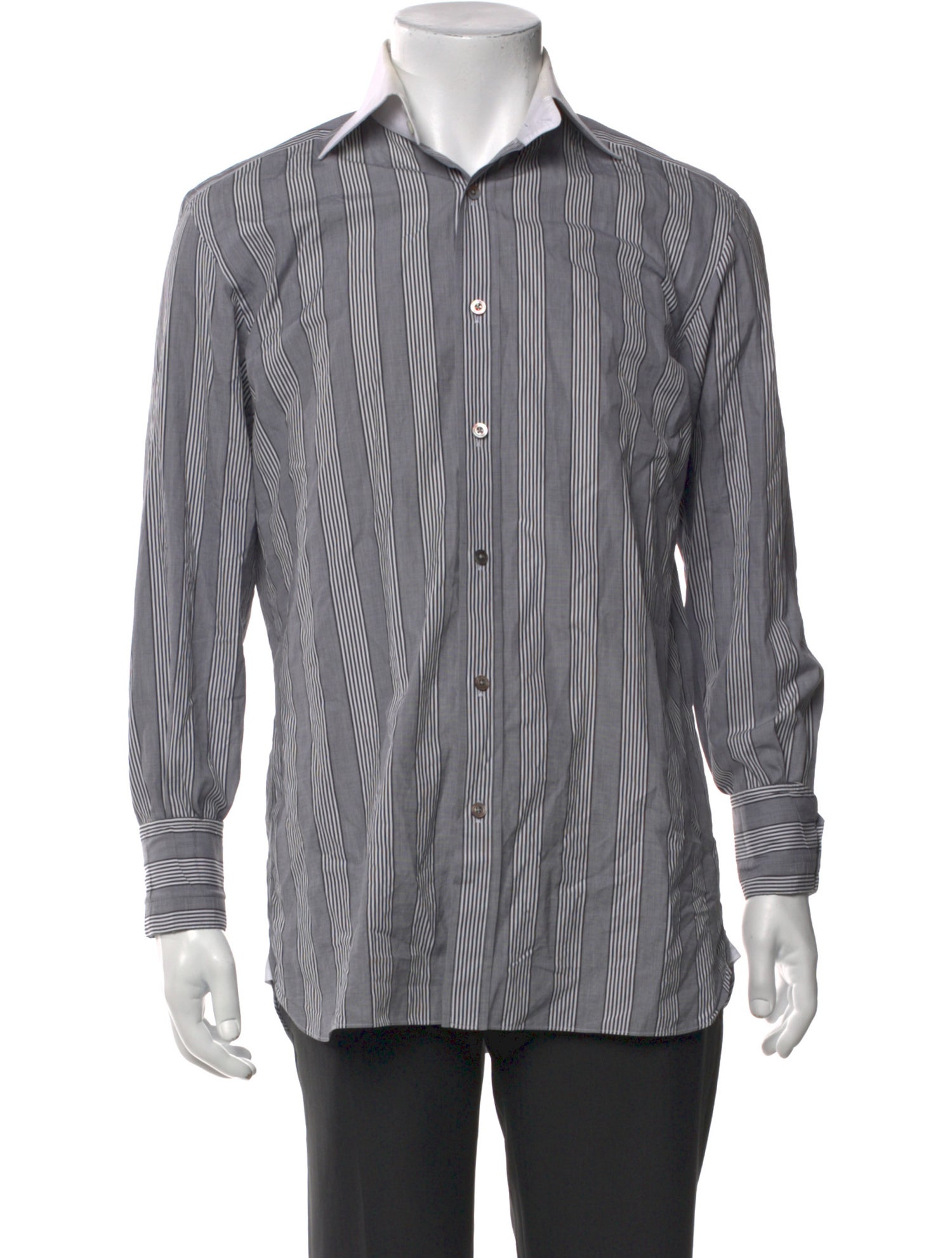 Tom Ford Striped Long Sleeve Shirt