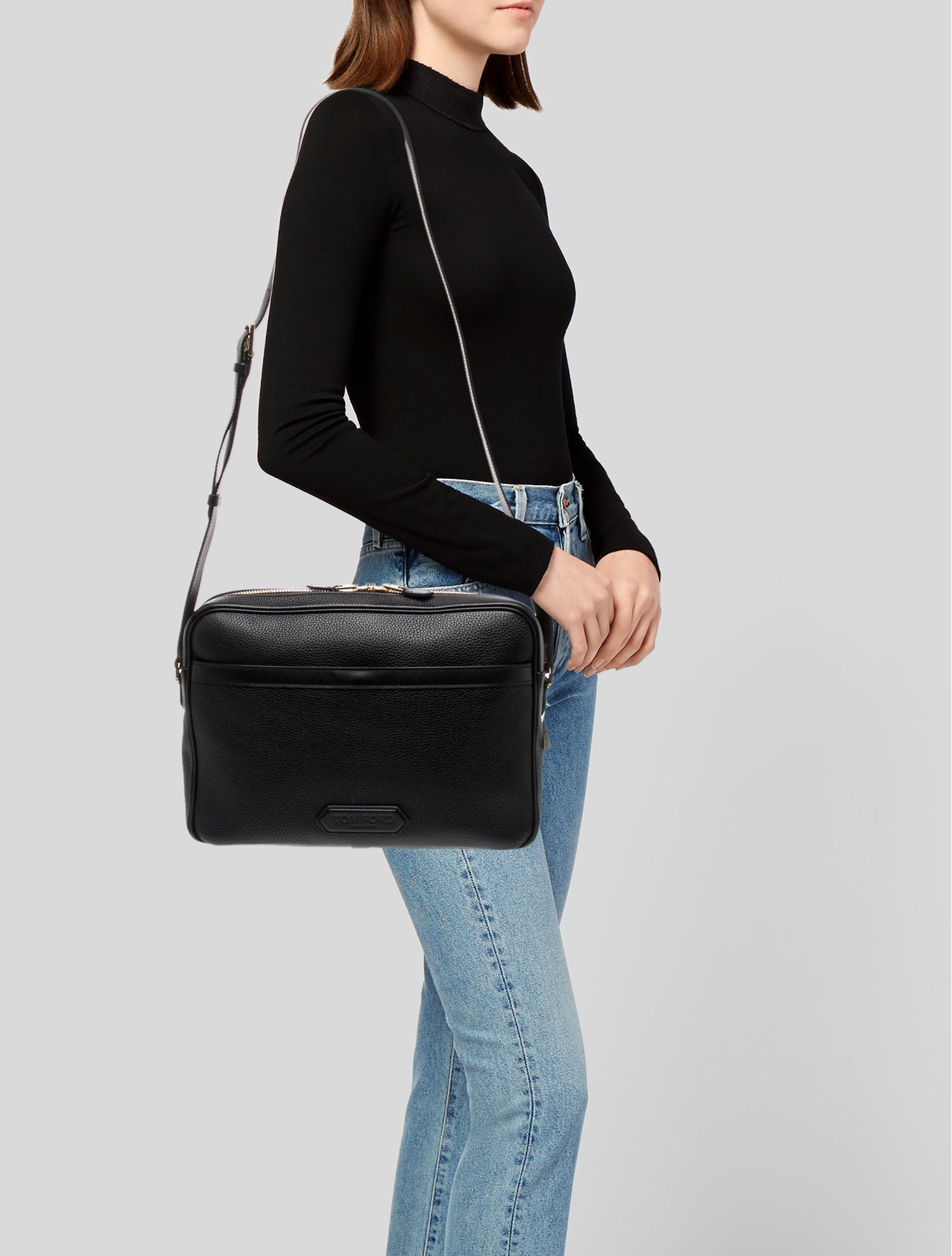 Tom Ford Leather Shoulder Bag