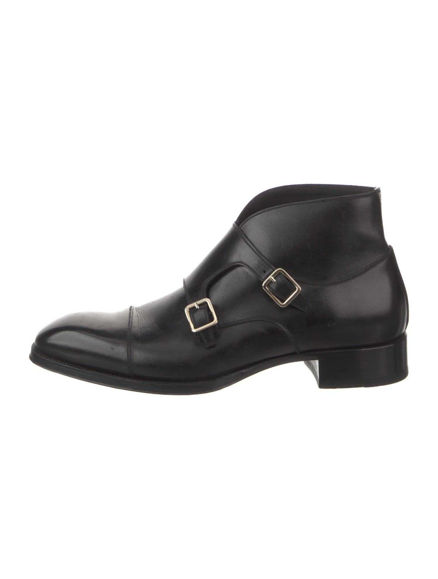 Tom Ford Leather Monk Straps