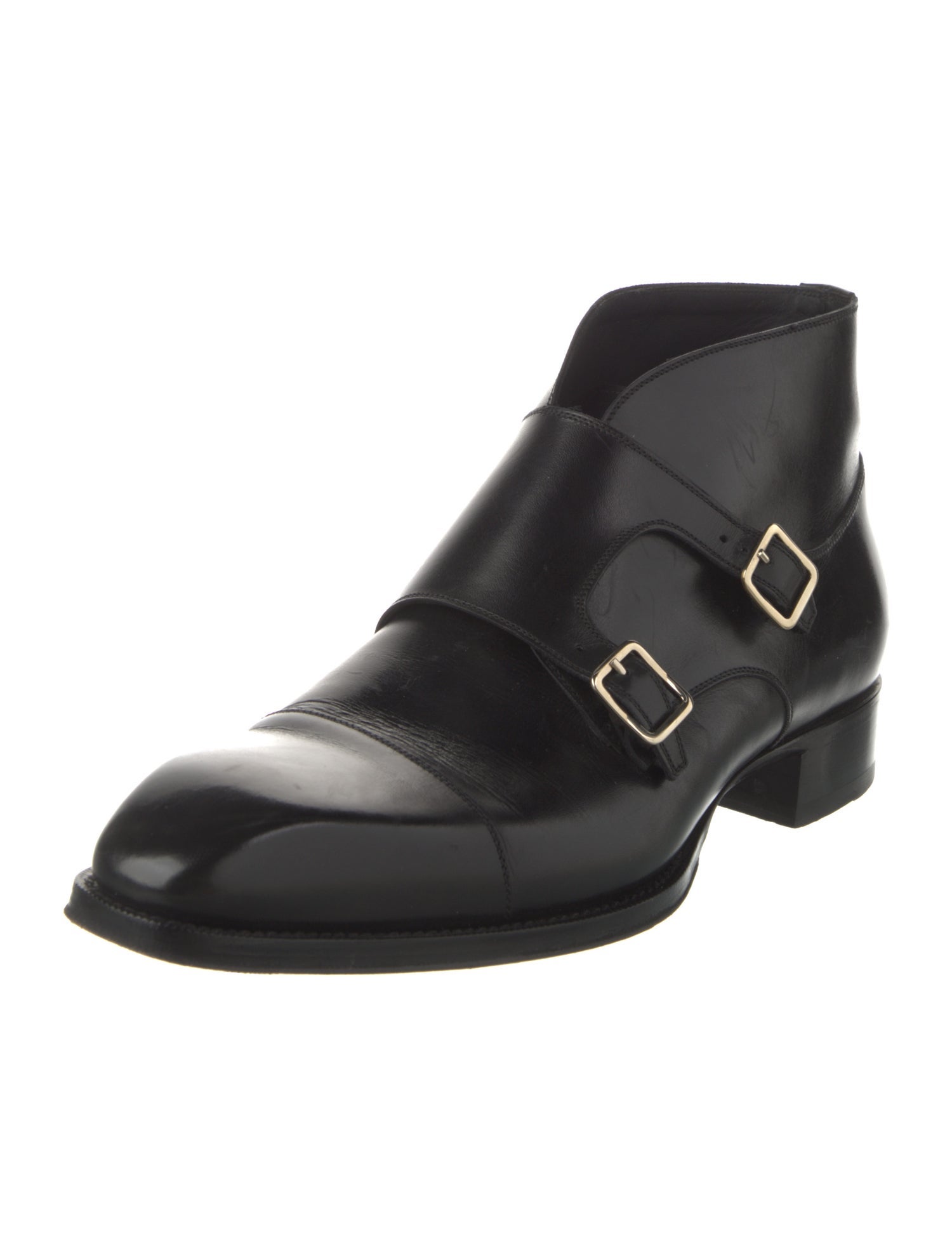 Tom Ford Leather Monk Straps
