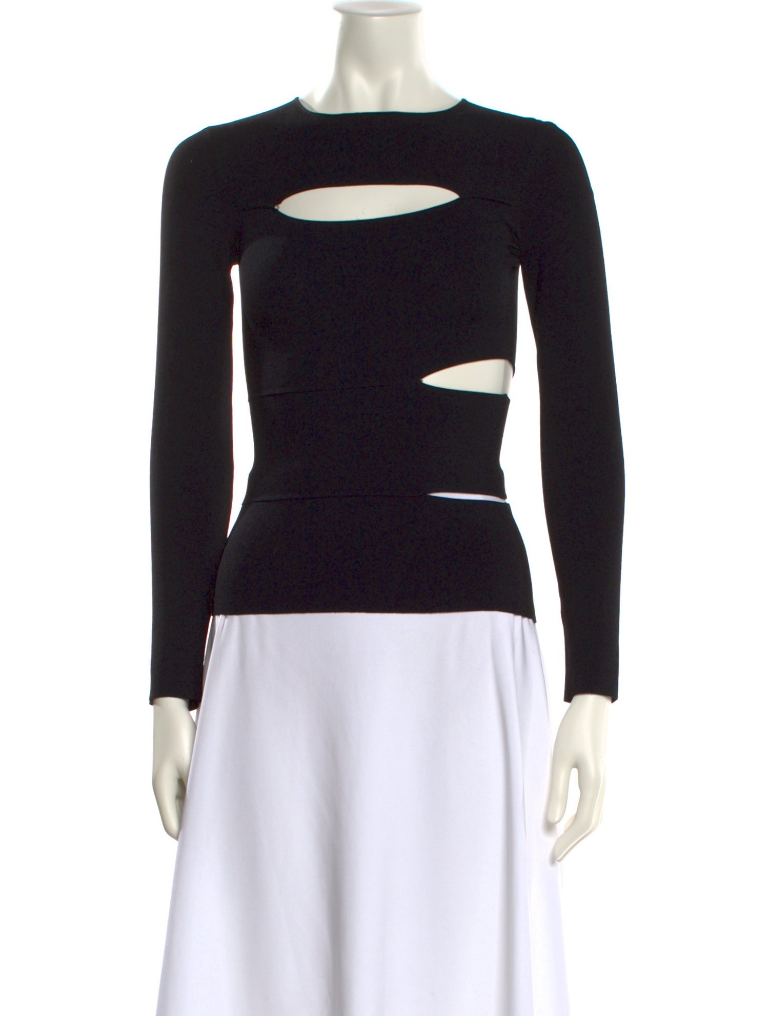 Tom Ford Bateau Neckline Long Sleeve Top