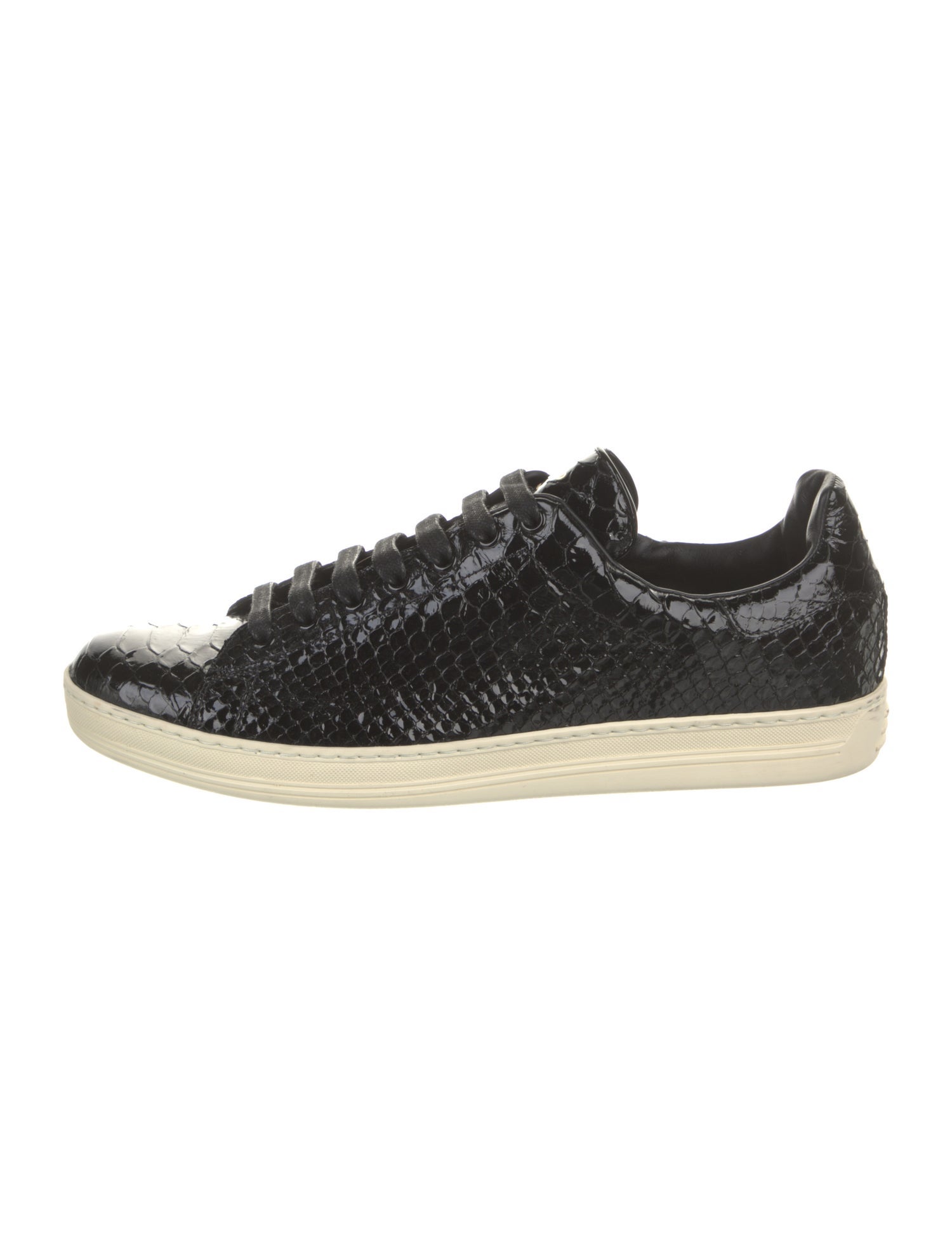 Tom Ford Embossed Leather Printed Sneakers