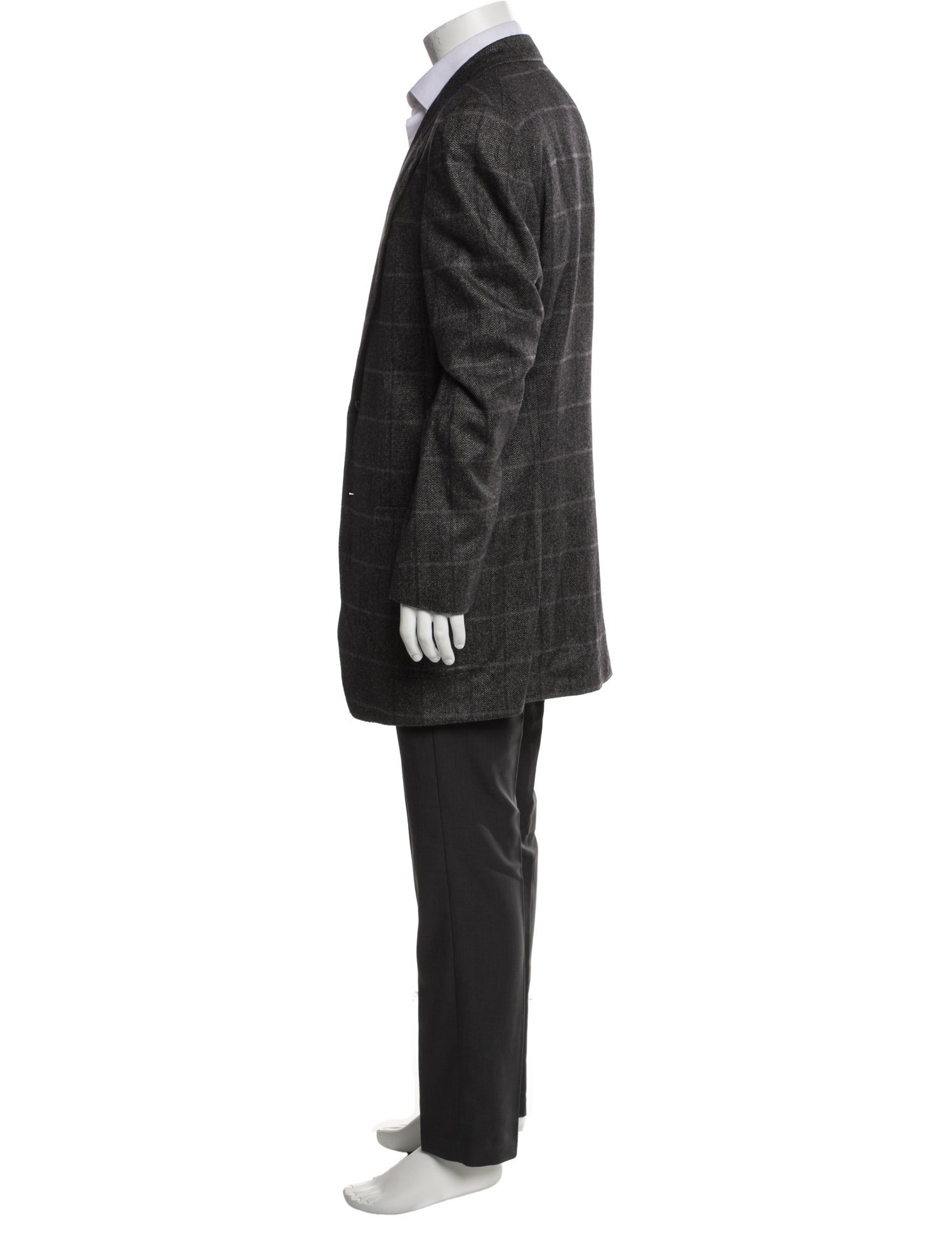 Tom Ford Wool Plaid Print Blazer