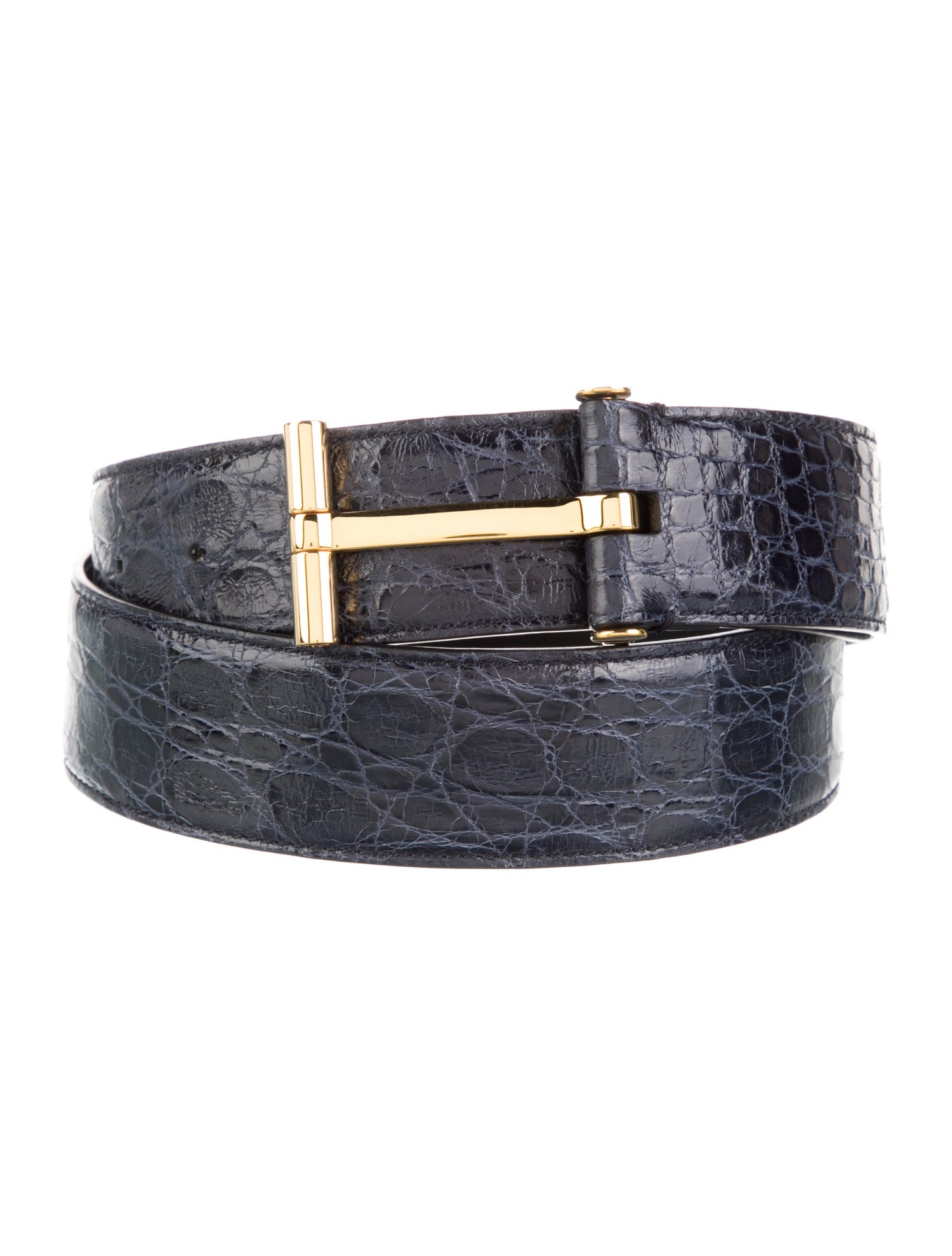 Tom Ford Embossed Leather Waist Belt