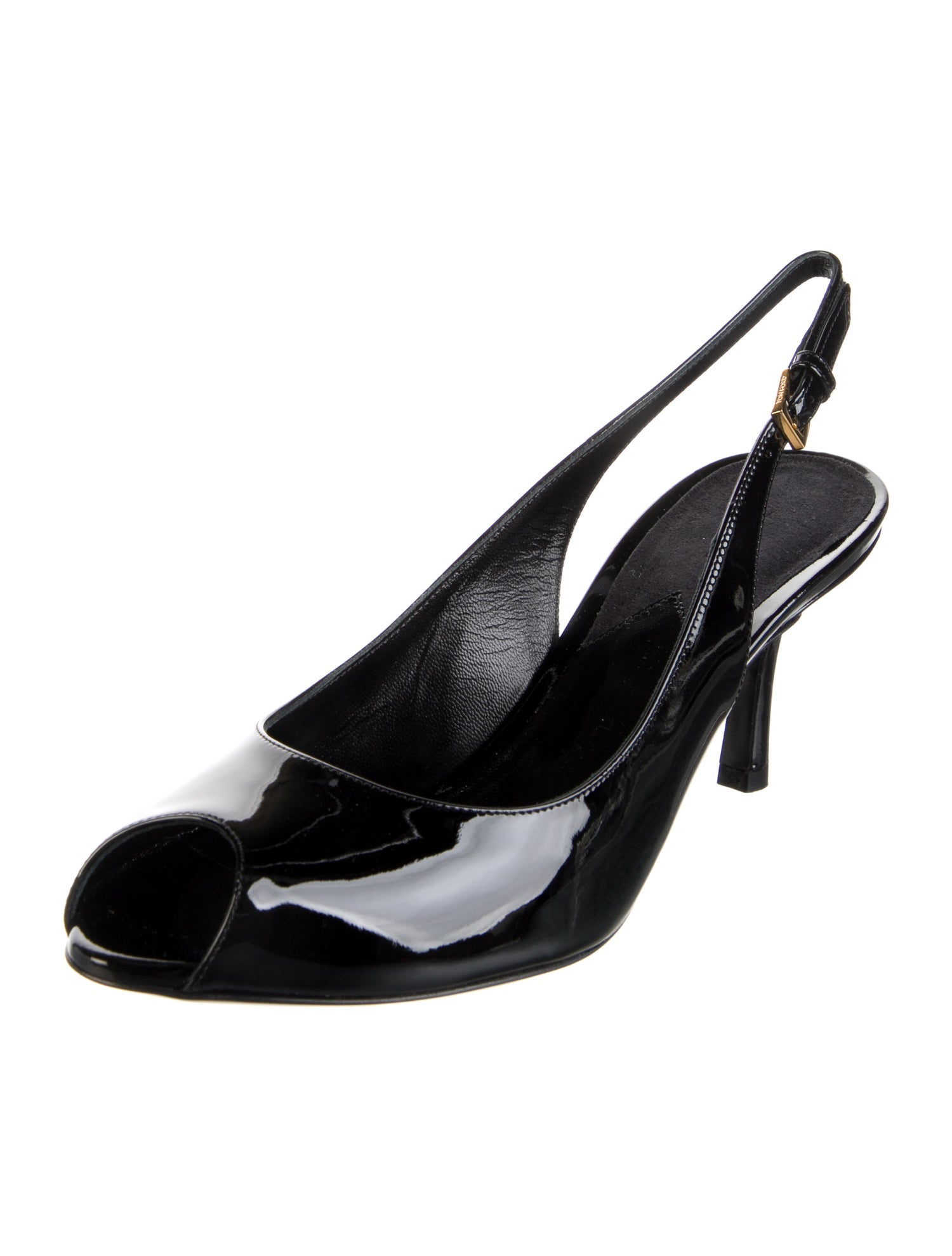 Tom Ford Patent Leather Slingback Pumps