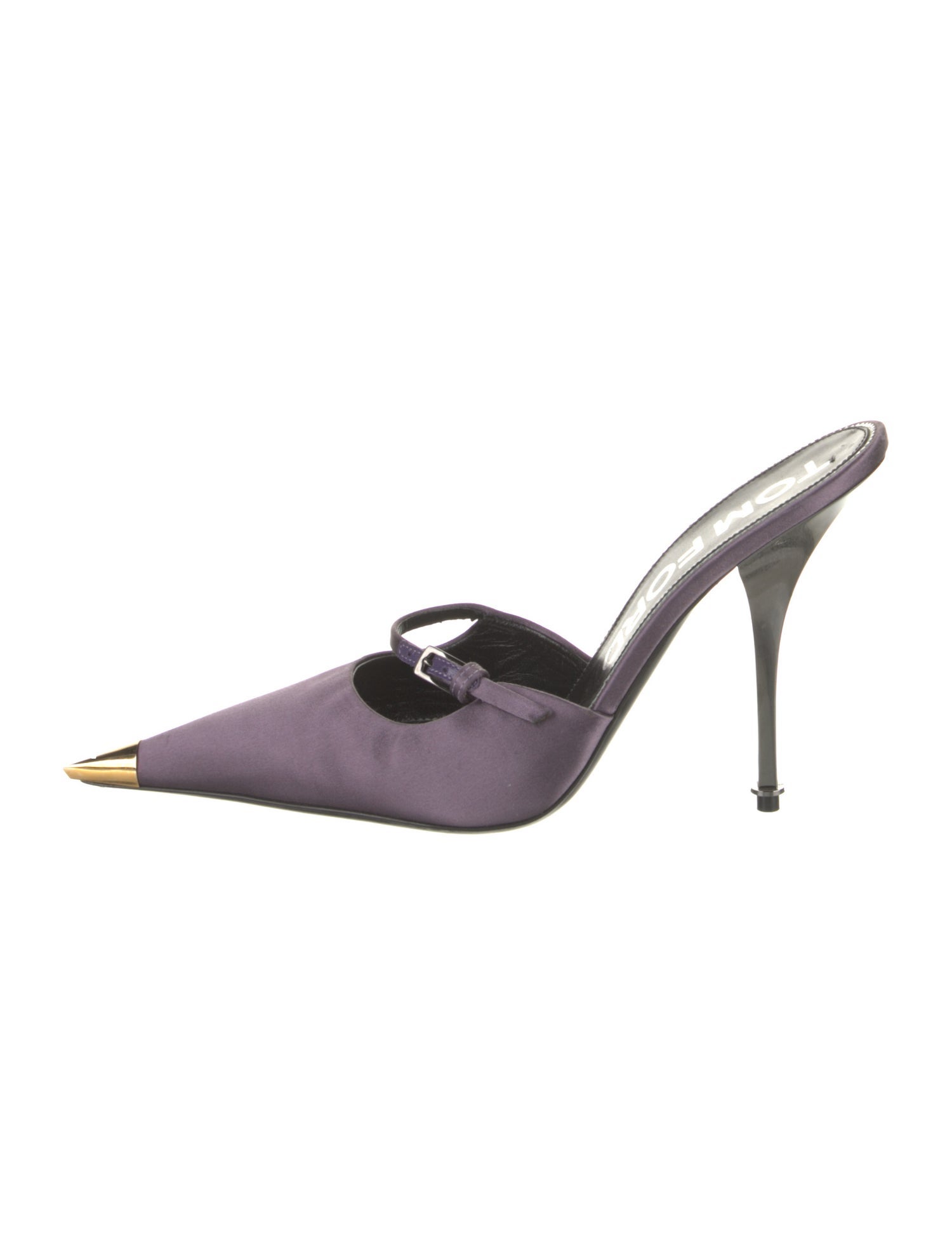 Tom Ford Satin Colorblock Pattern Mules