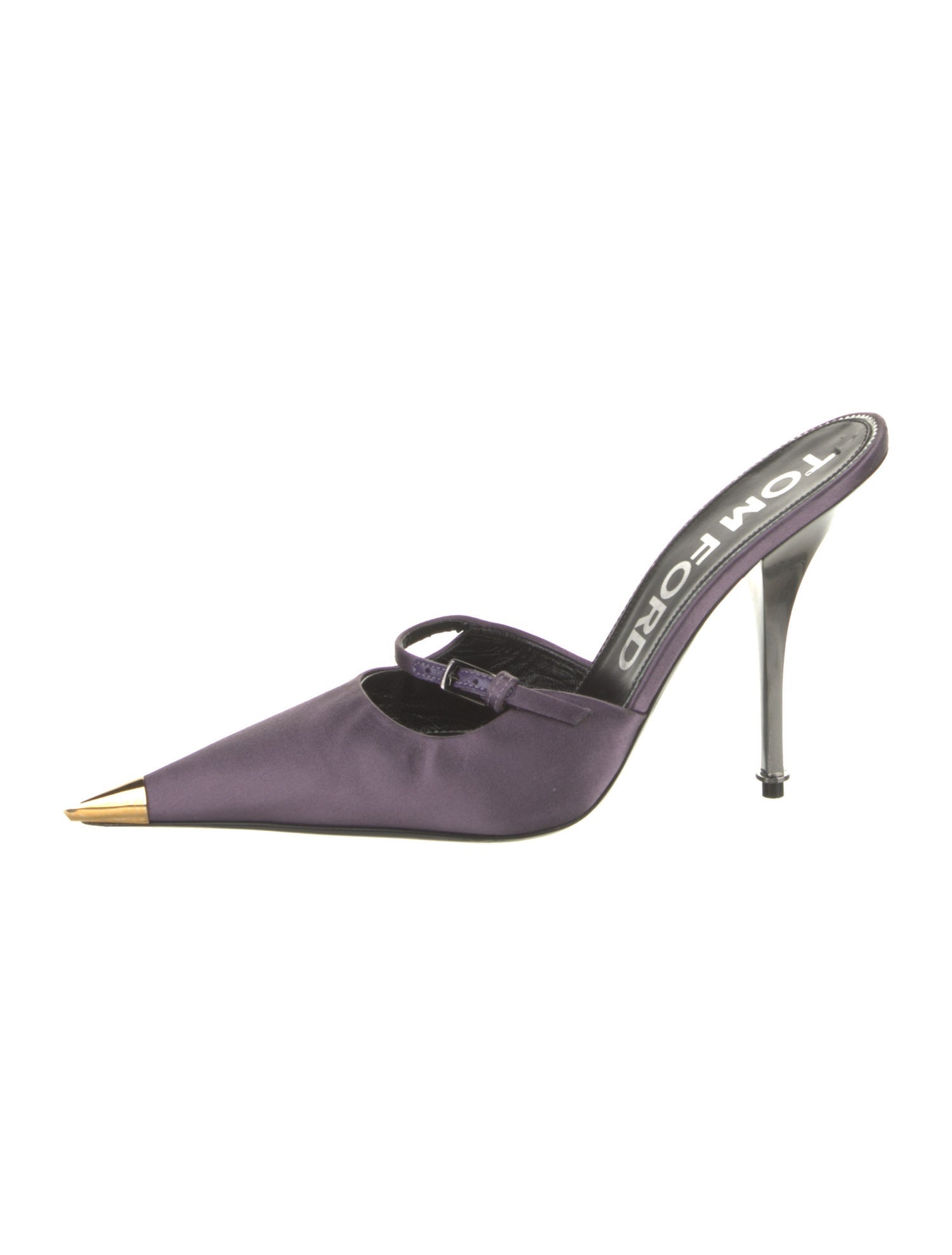 Tom Ford Satin Colorblock Pattern Mules