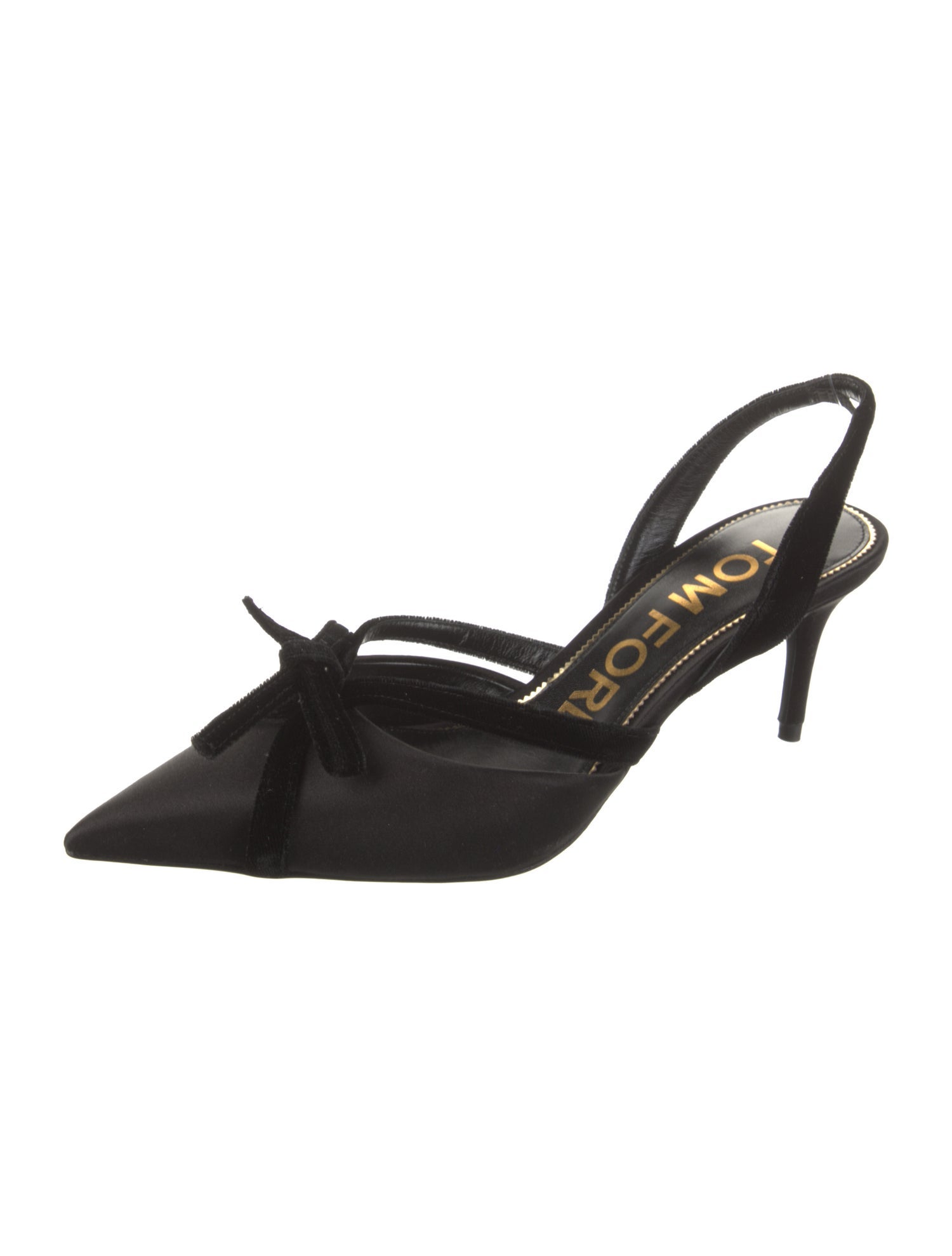 Tom Ford Satin Slingback Pumps