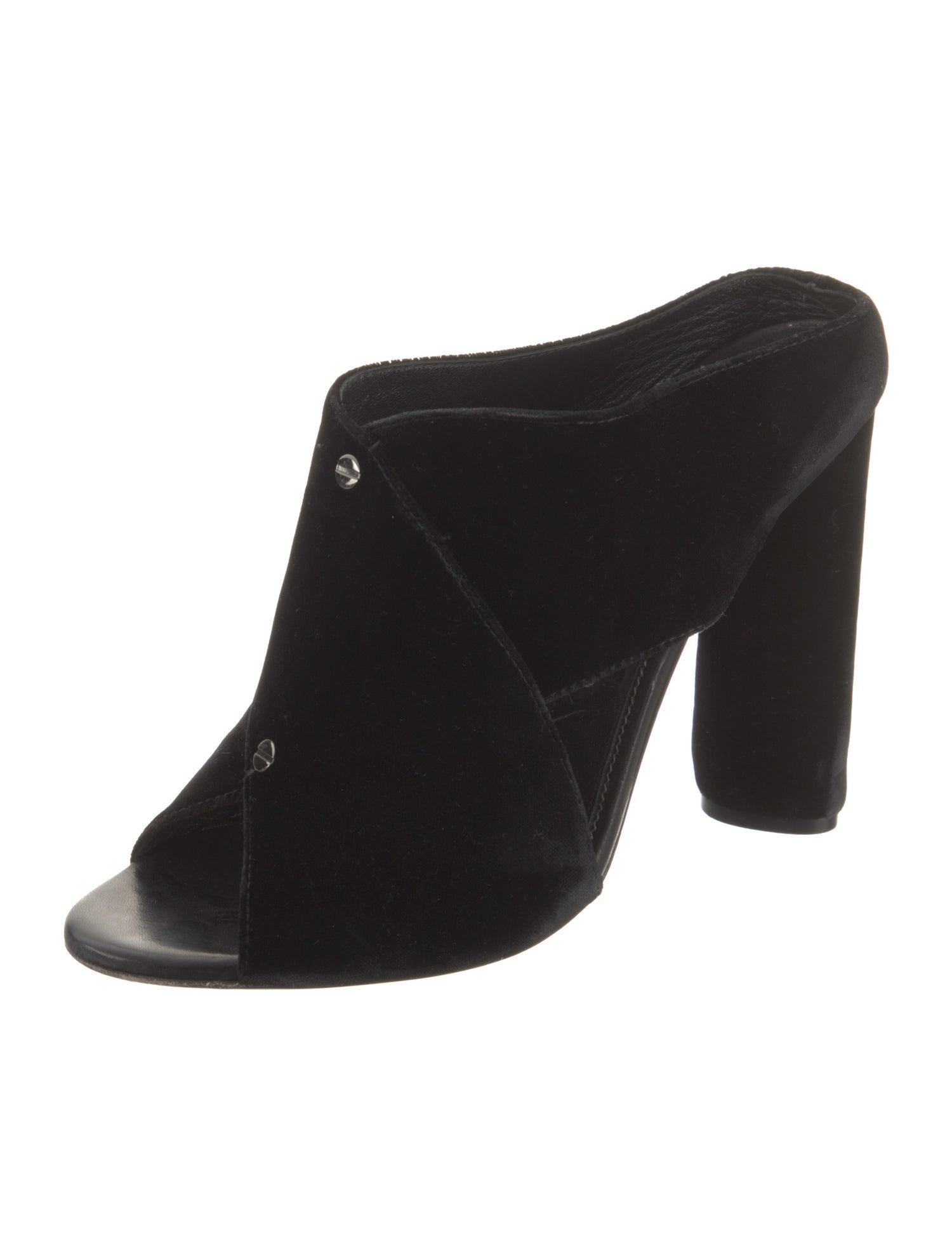 Tom Ford Velvet Cutout Accent Slides