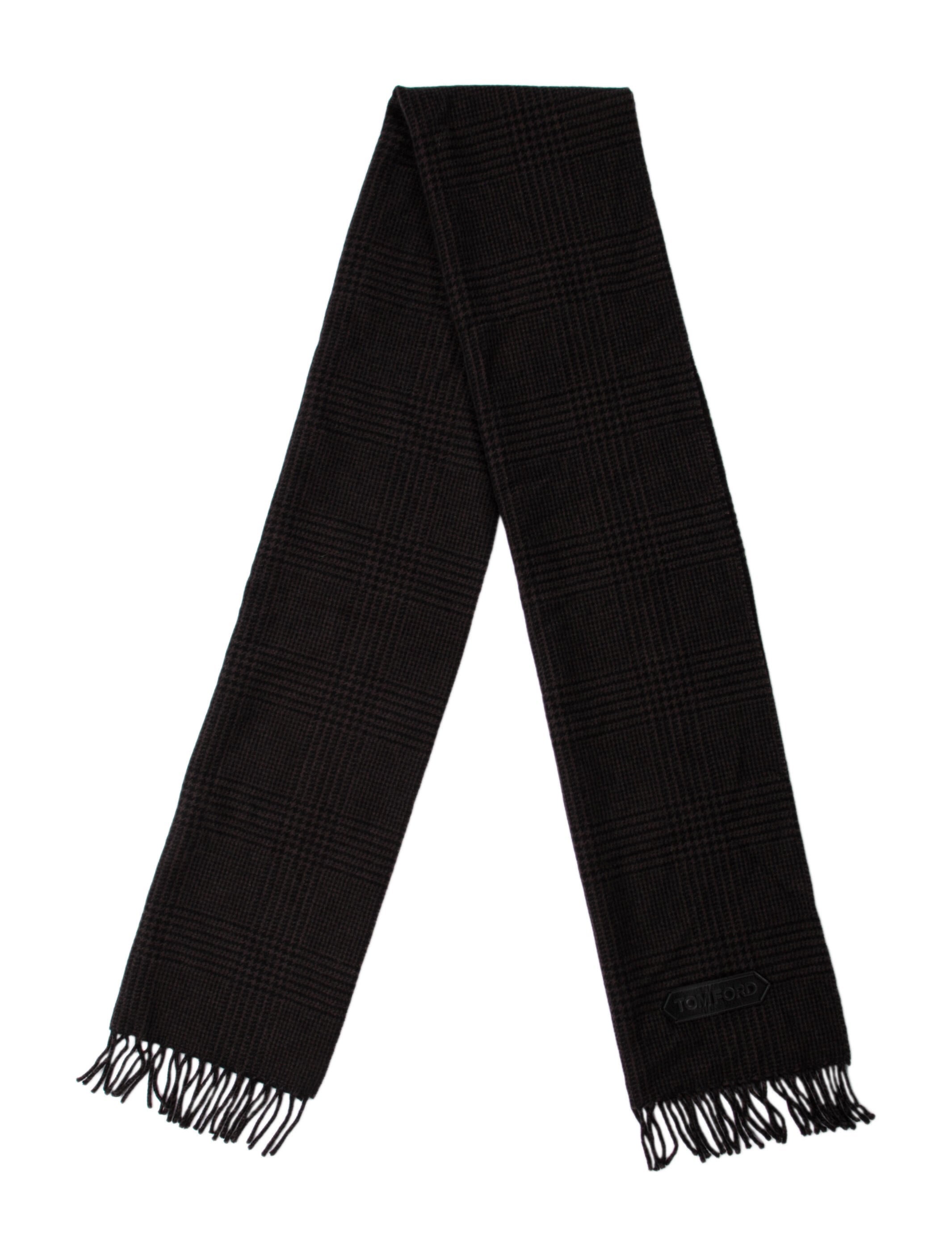 Tom Ford 'Pursuit of Happiness' Striped Harness Cashmere Scarf